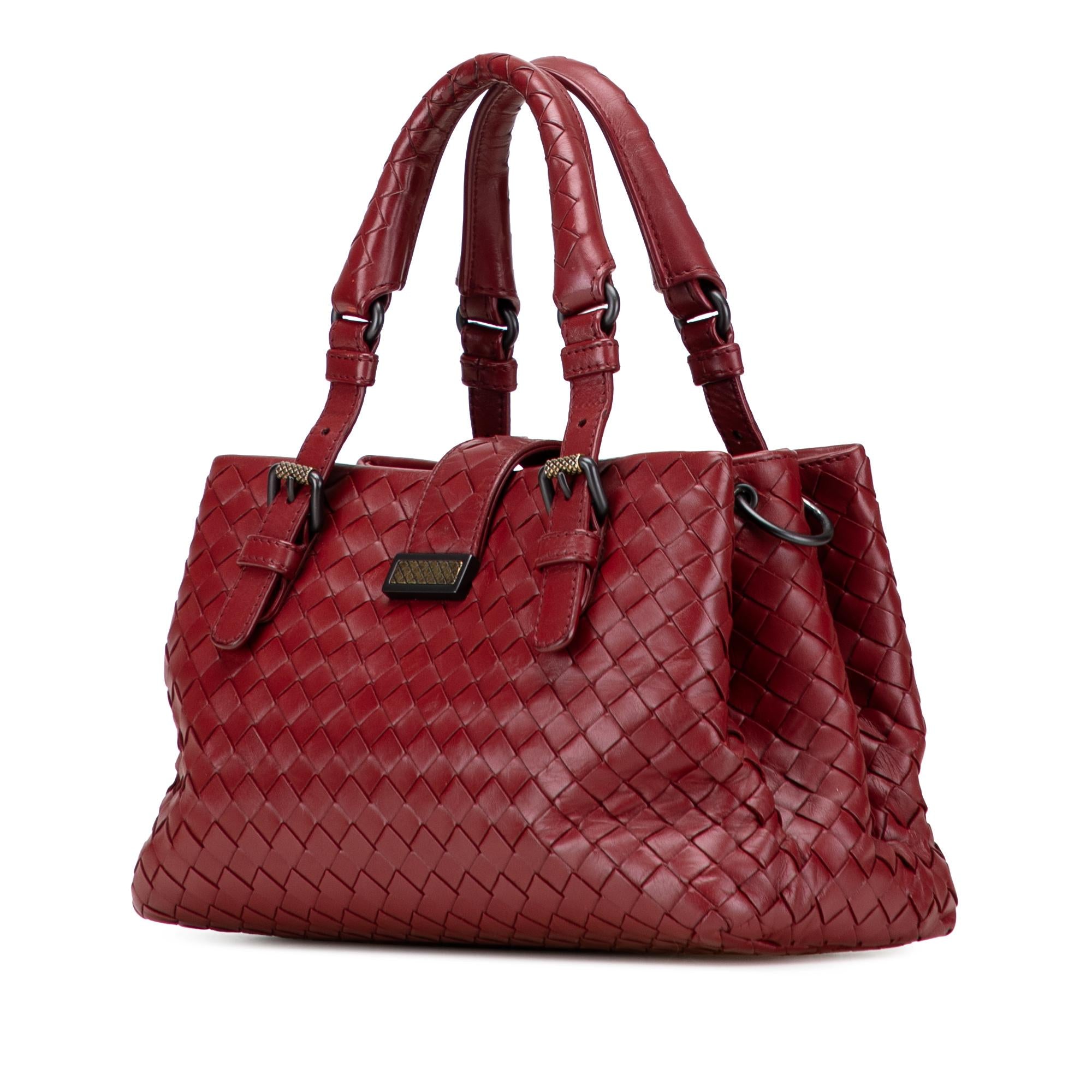 Bottega Veneta Mini Nappa Intrecciato Roma Satchel