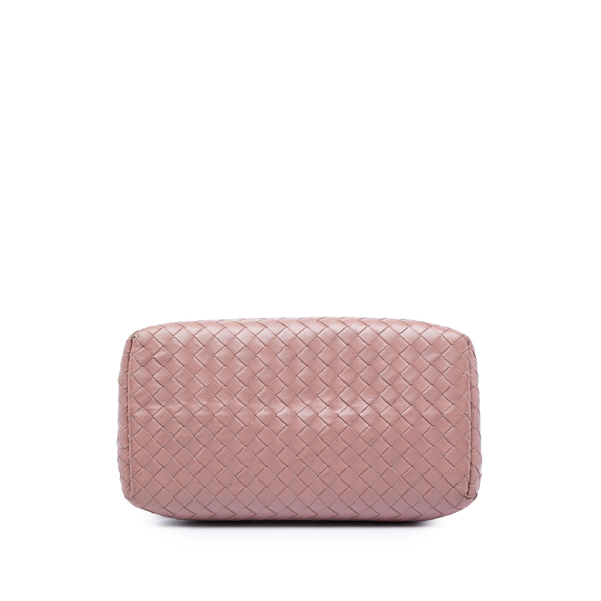 Bottega Veneta Mini Nappa Intrecciato Roma Satchel
