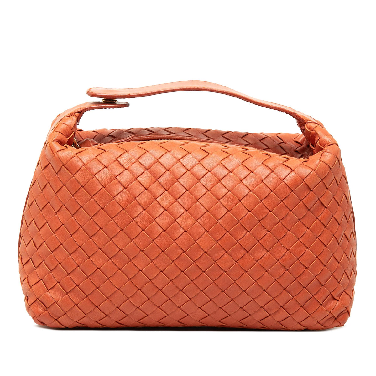 Bottega Veneta Mini Nappa Intrecciato Wallace Handbag