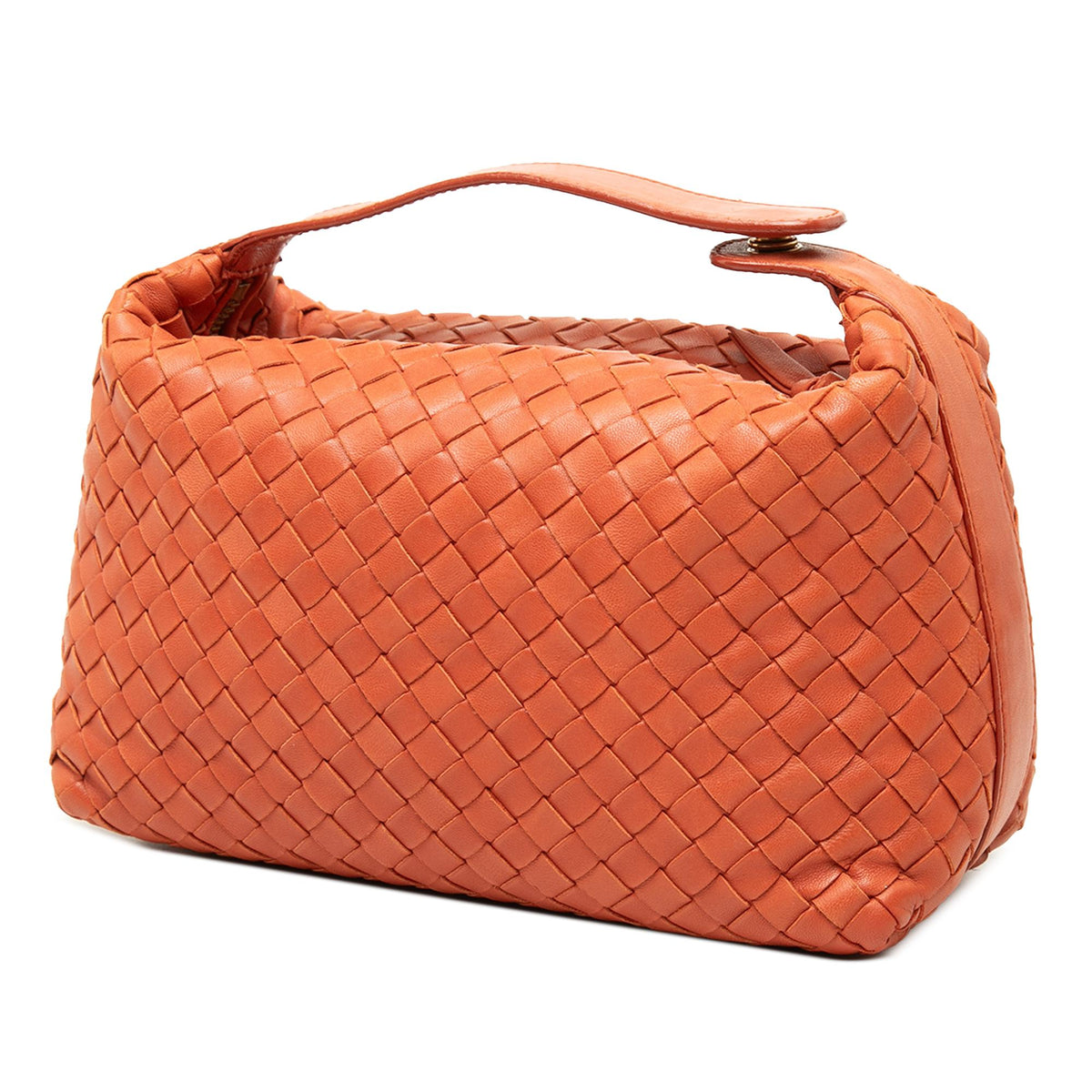 Bottega Veneta Mini Nappa Intrecciato Wallace Handbag