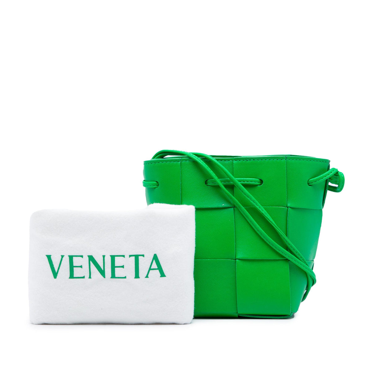 Bottega Veneta Mini Nappa Maxi Intrecciato Cassette Bucket Bag