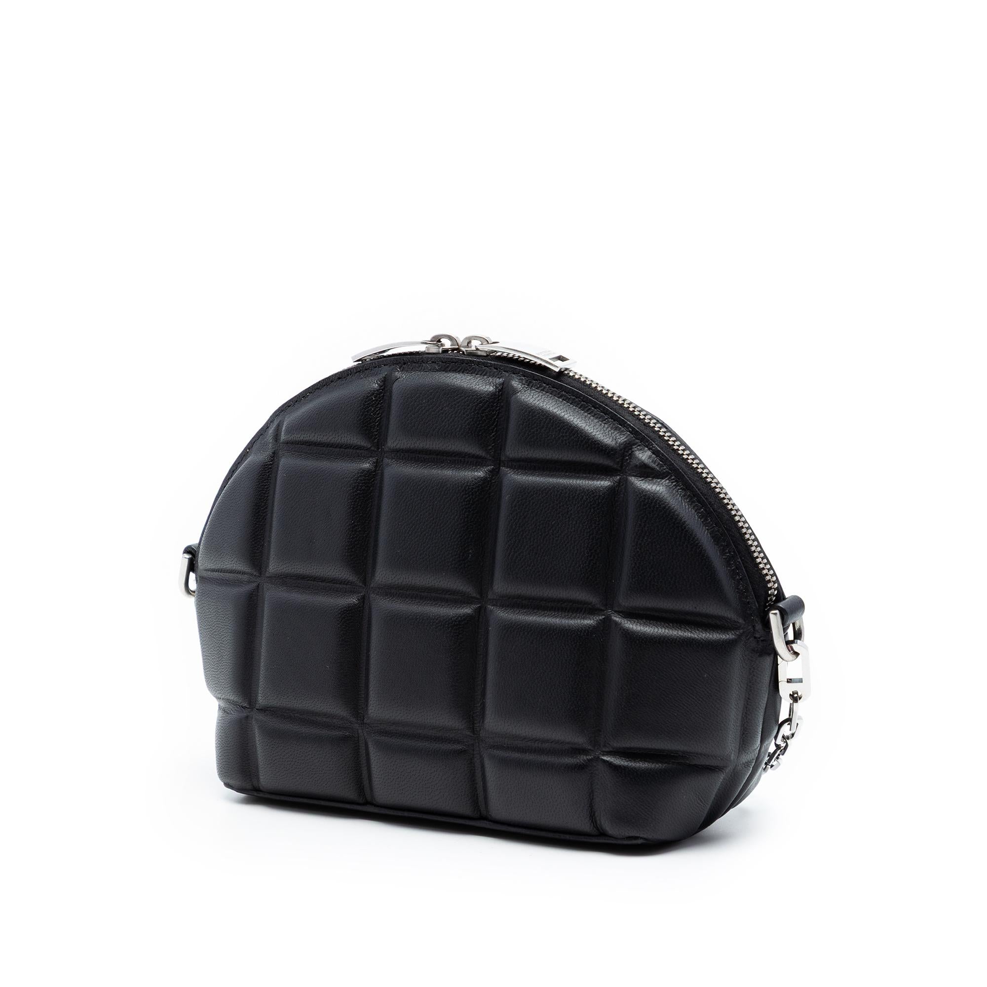 Bottega Veneta Mini Padded Nappa Half Moon Chain Crossbody