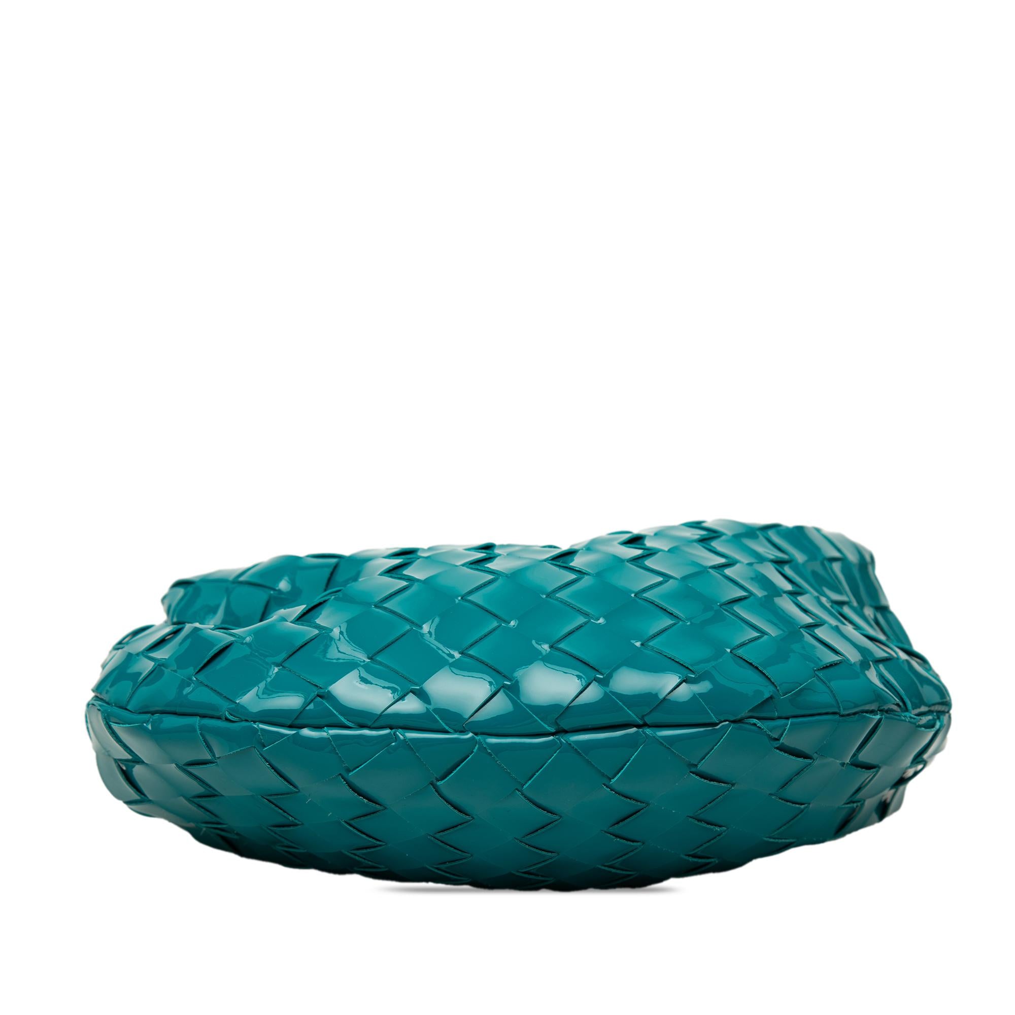 Bottega Veneta Mini Patent Intrecciato Jodie