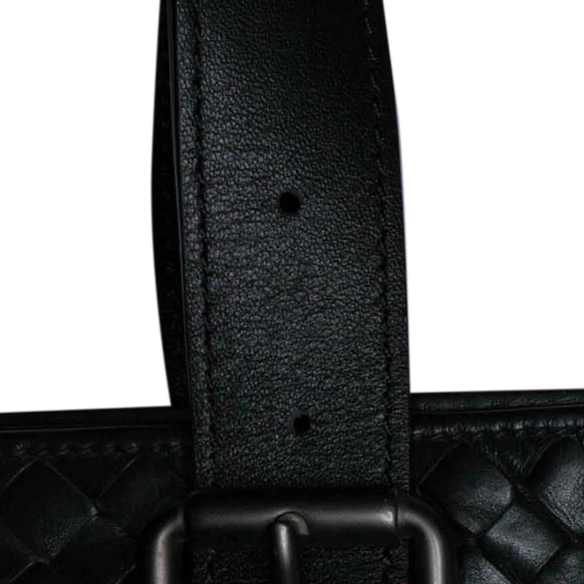 Bottega Veneta Nappa Intrecciato Belt Strap Tote (SHG-ihBd4v)