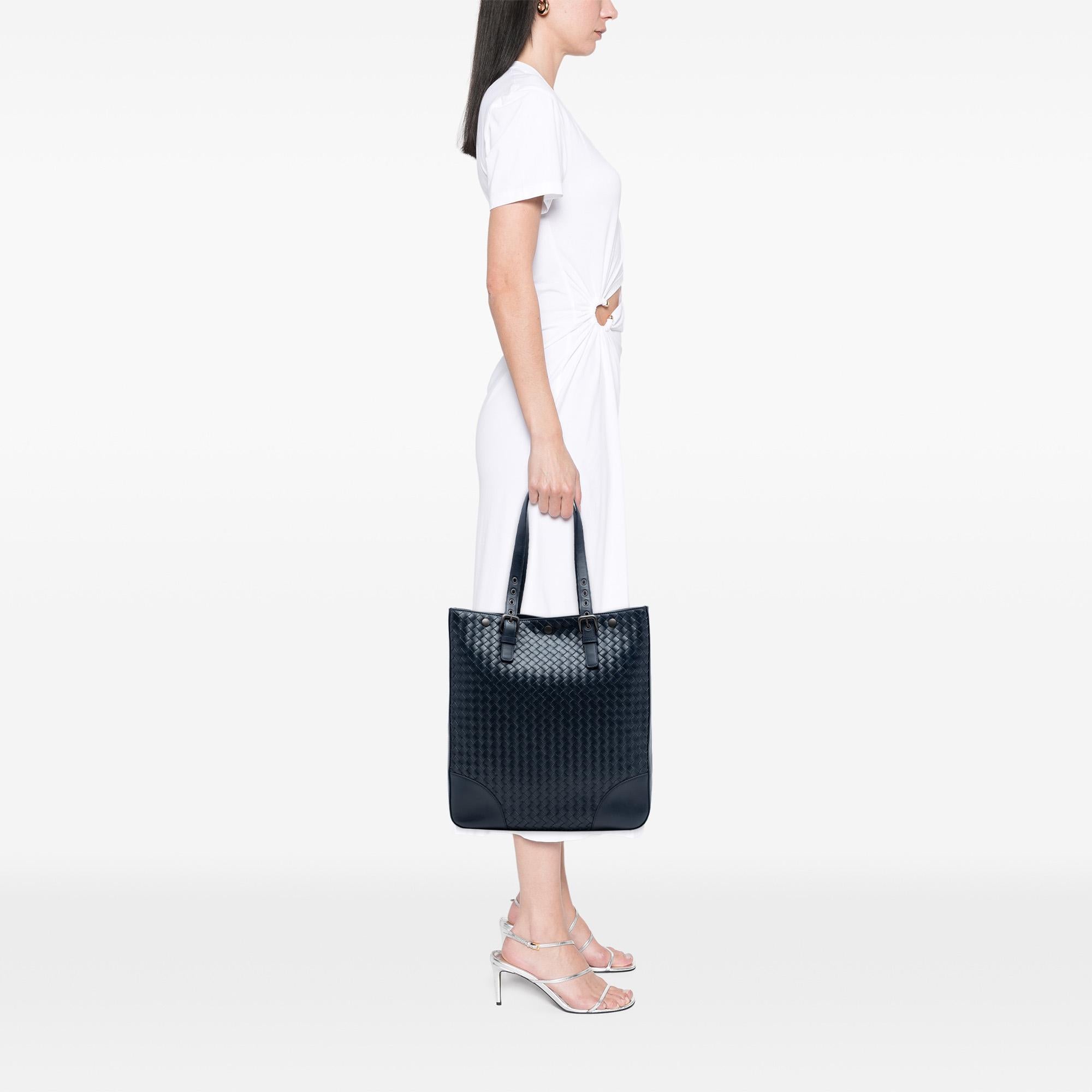 Bottega Veneta Nappa Intrecciato Belt Strap Tote