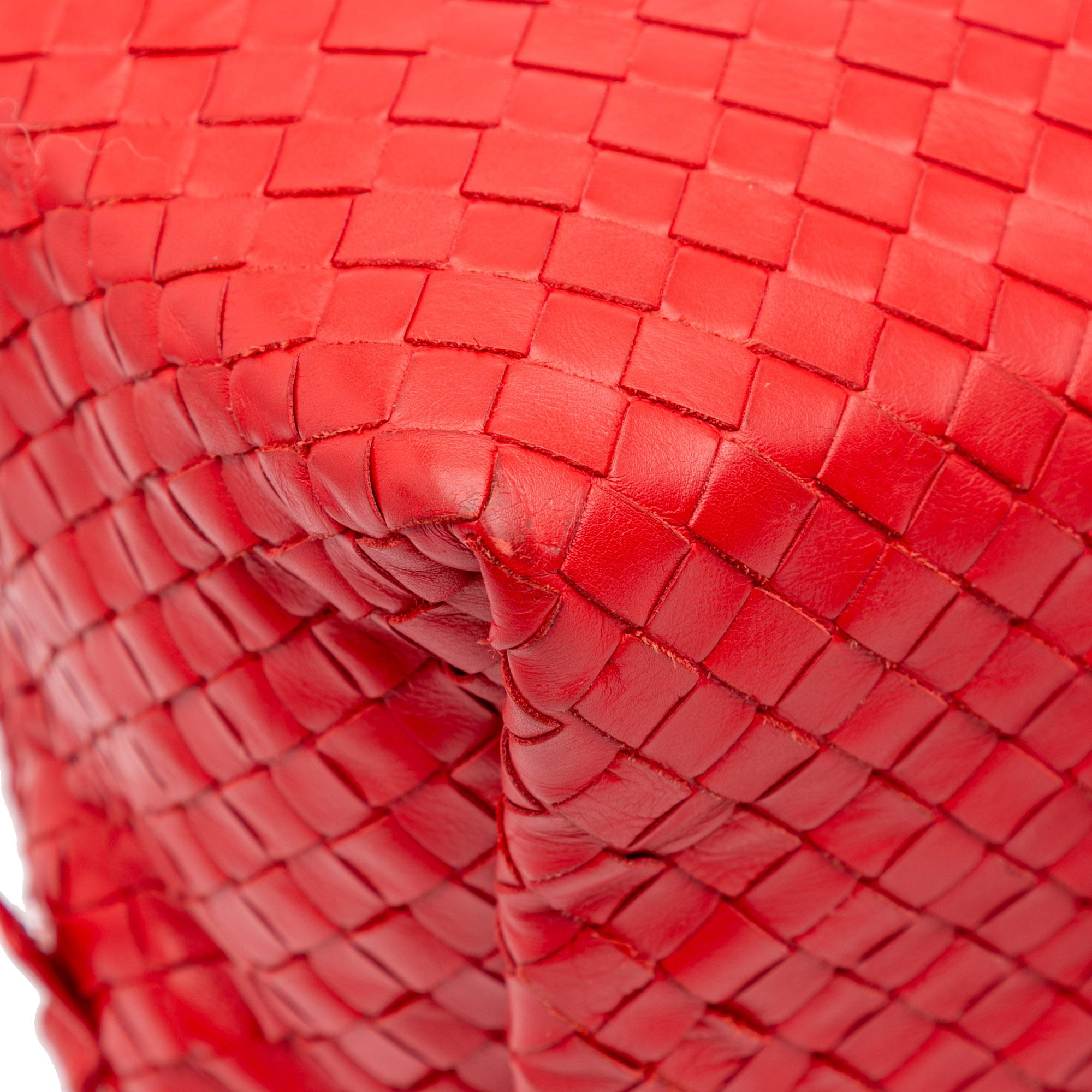 Bottega Veneta Nappa Intrecciato Boston Bag