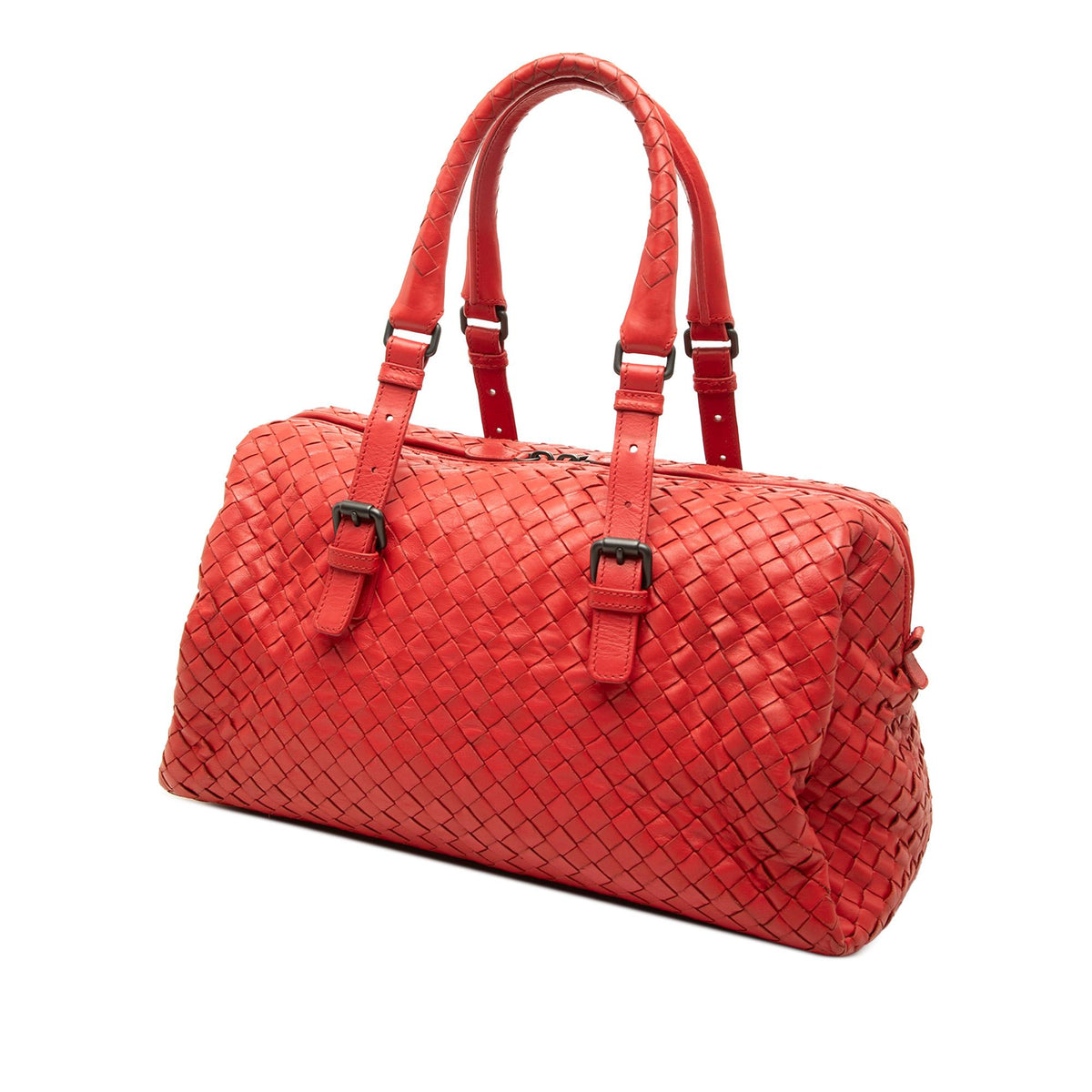 Bottega Veneta Nappa Intrecciato Boston Bag