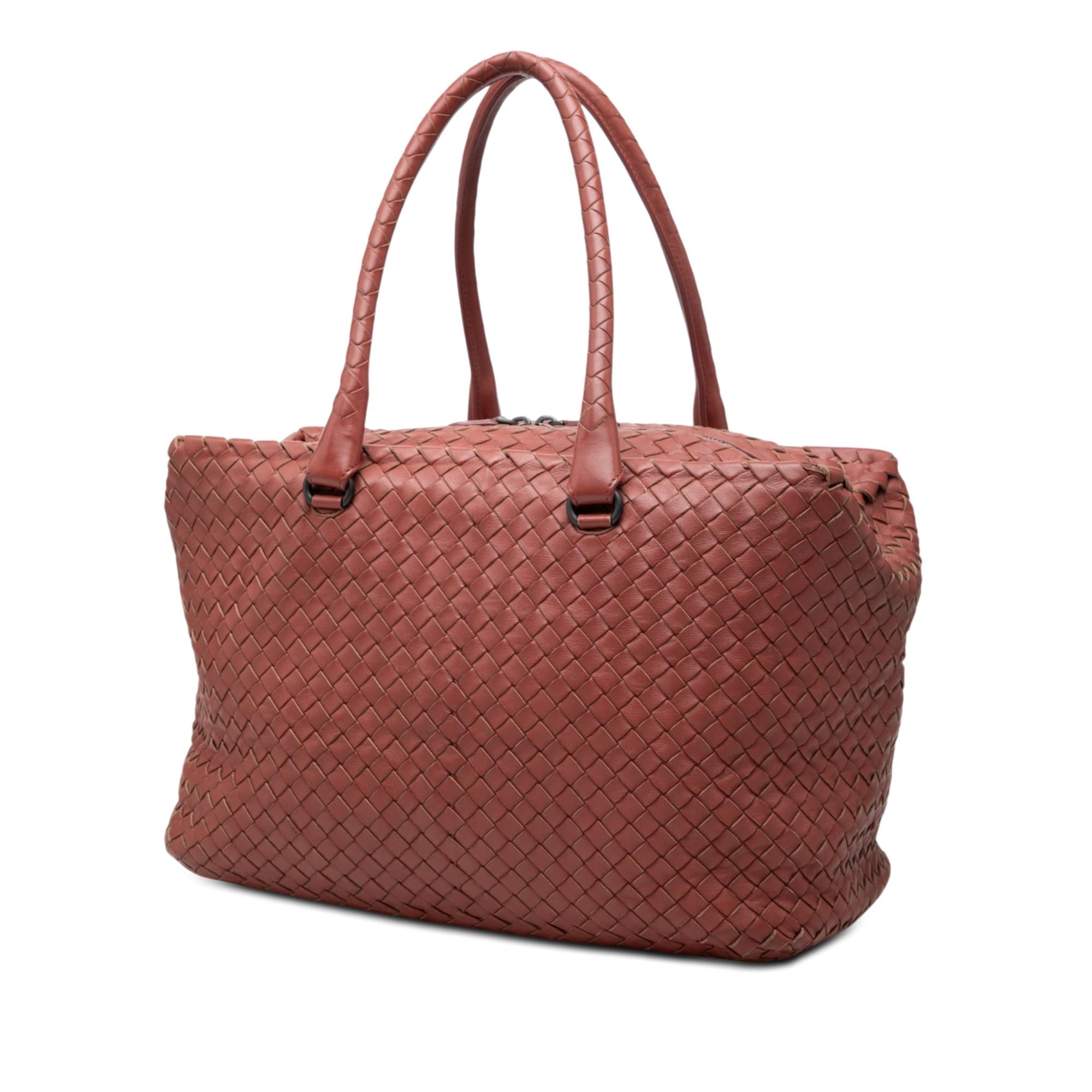 Bottega Veneta Nappa Intrecciato Brick Tote