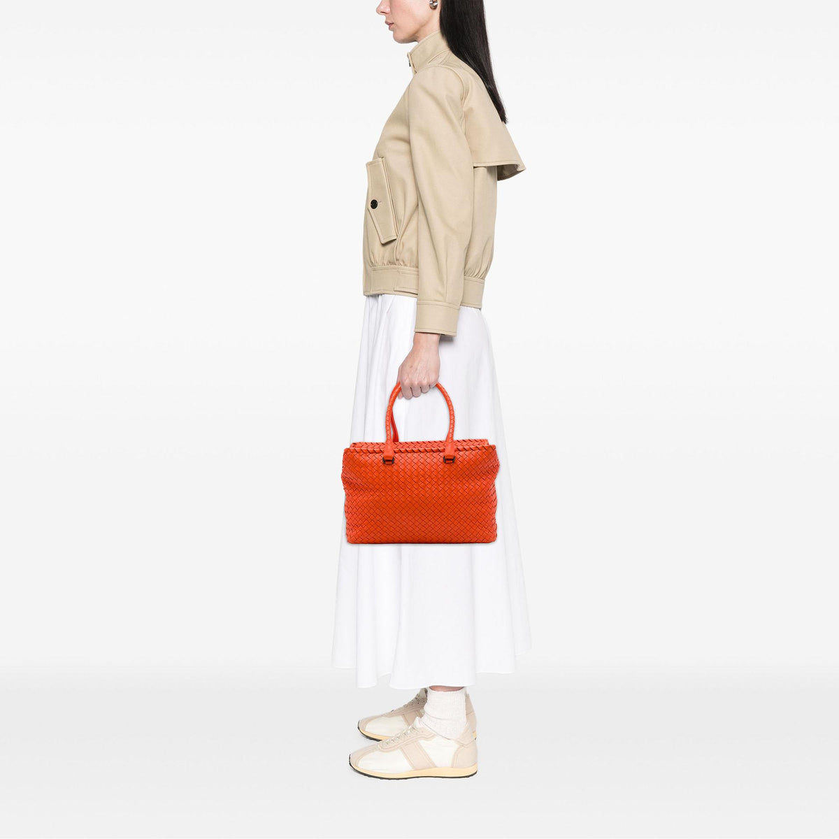Bottega Veneta Nappa Intrecciato Brick Tote