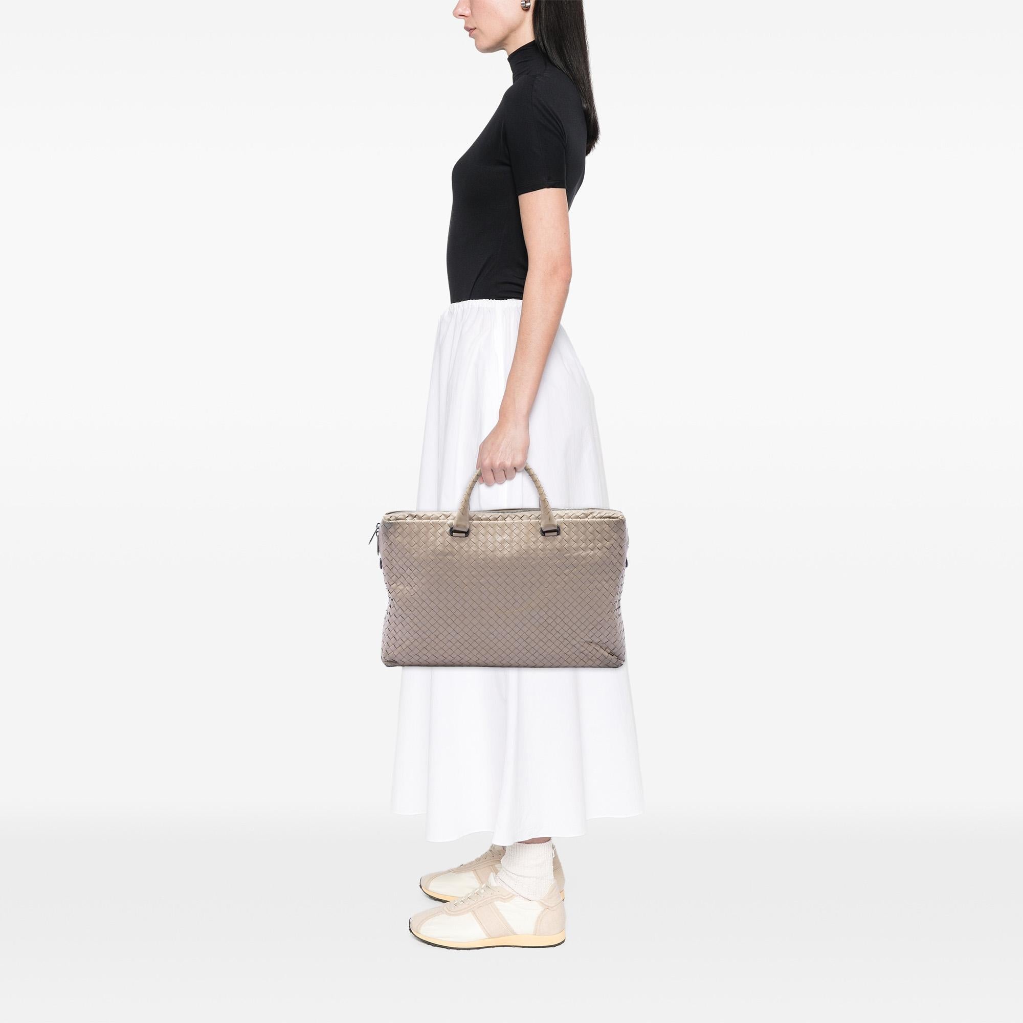 Bottega Veneta Nappa Intrecciato Business Bag