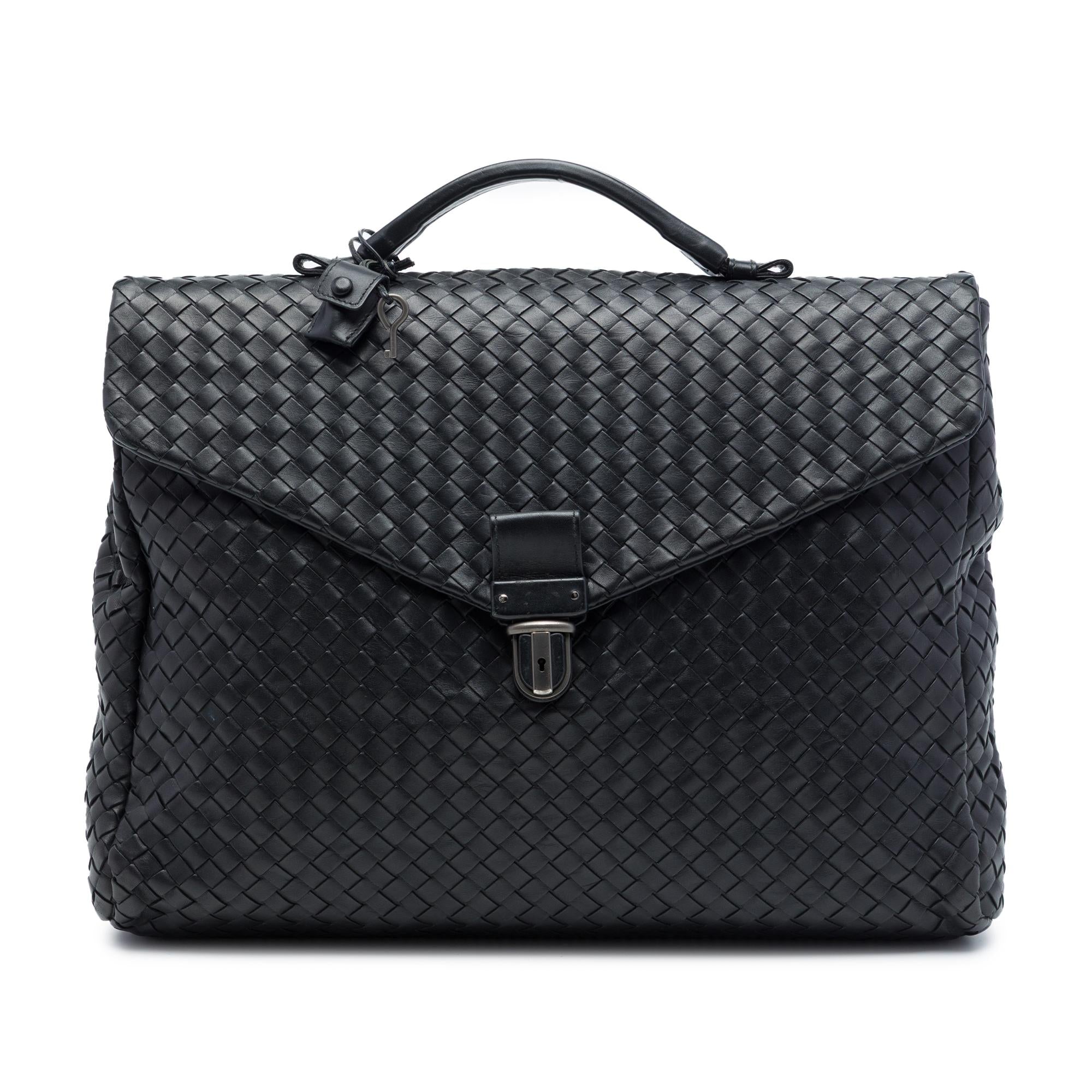 Bottega Veneta Nappa Intrecciato Business Bag
