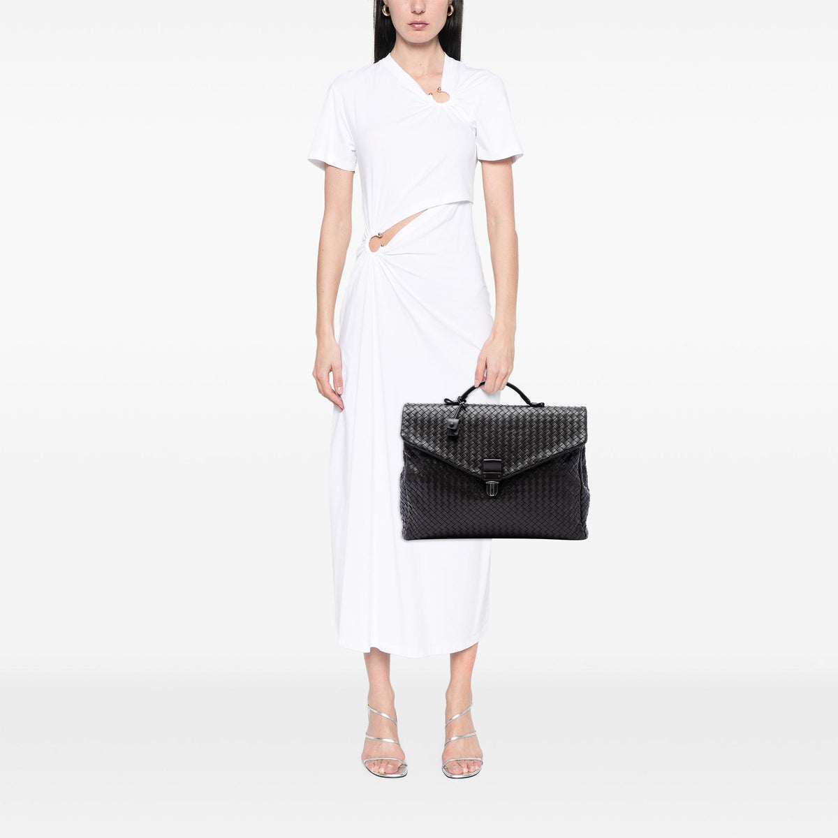 Bottega Veneta Nappa Intrecciato Business Bag