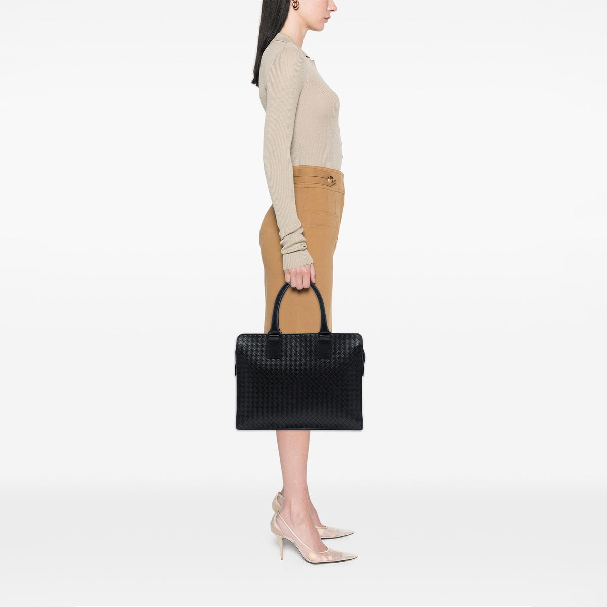 Bottega Veneta Nappa Intrecciato Business Bag