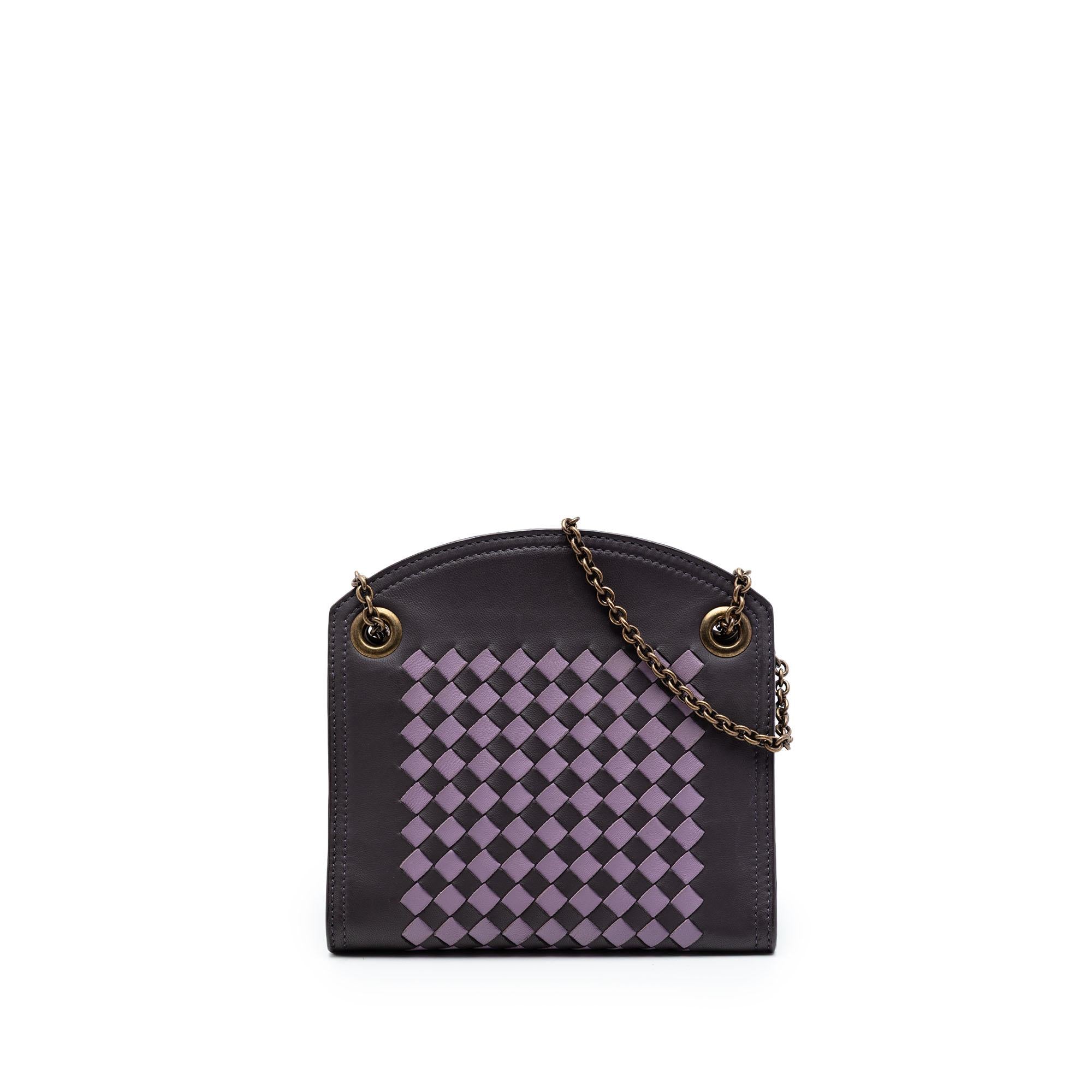 Bottega Veneta Nappa Intrecciato Chain Wallet