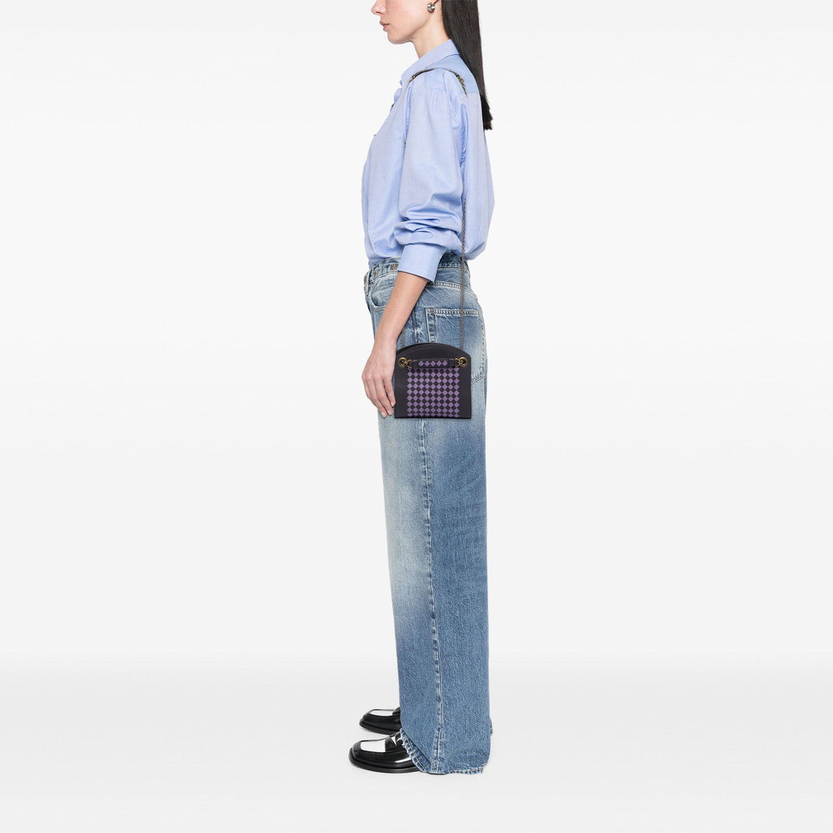 Bottega Veneta Nappa Intrecciato Chain Wallet