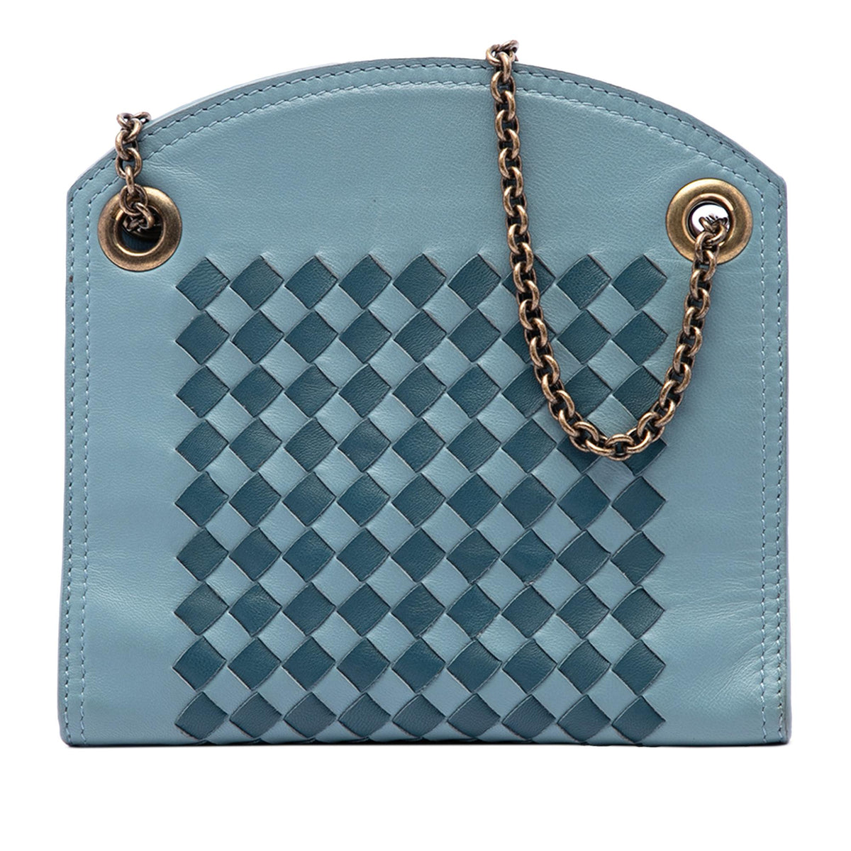 Bottega Veneta Nappa Intrecciato Chain Wallet