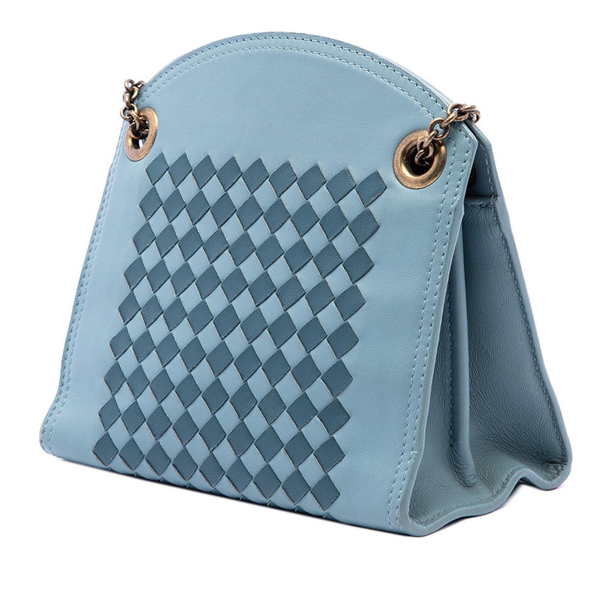Bottega Veneta Nappa Intrecciato Chain Wallet