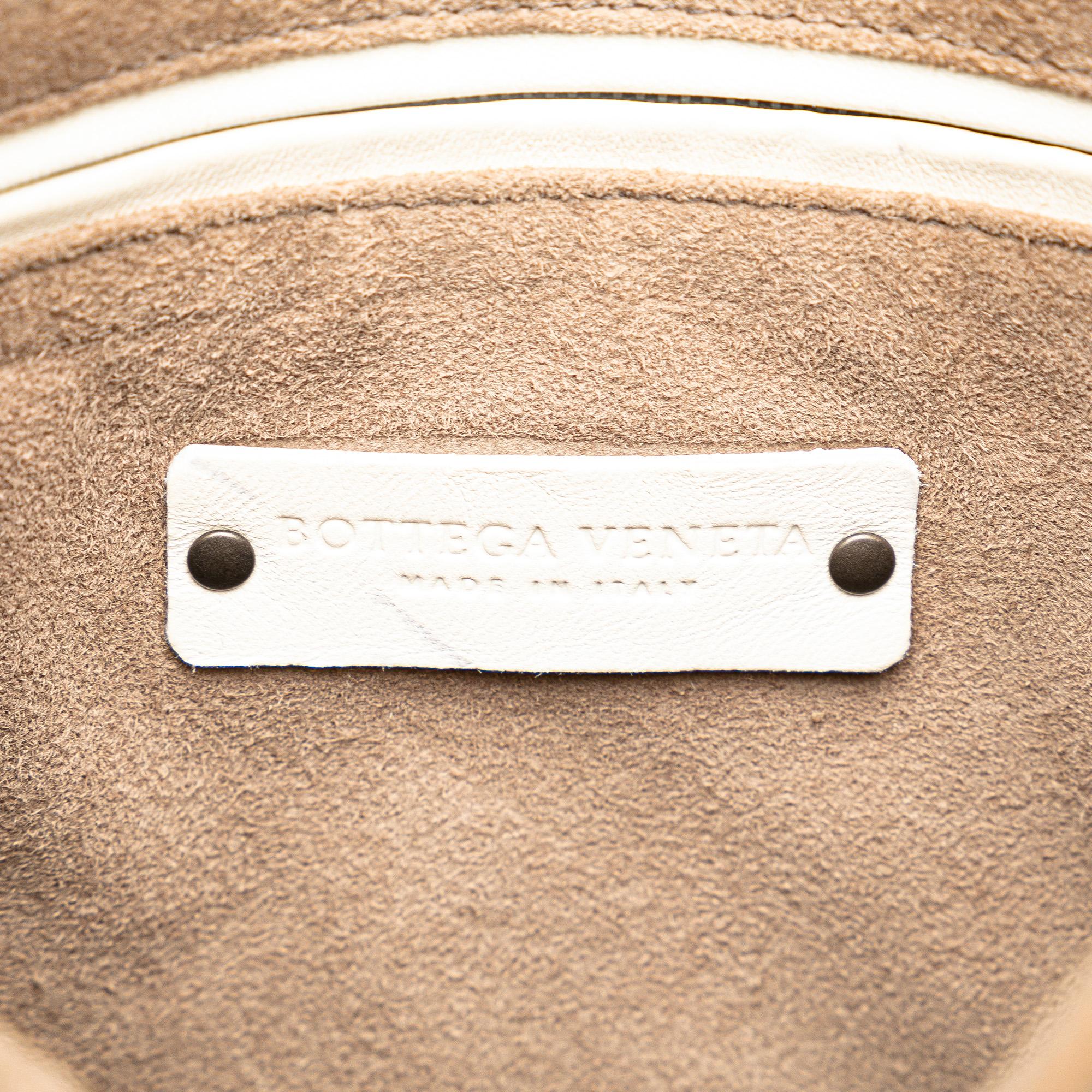 Bottega Veneta Nappa Intrecciato Check Grommet Palio Crossbody