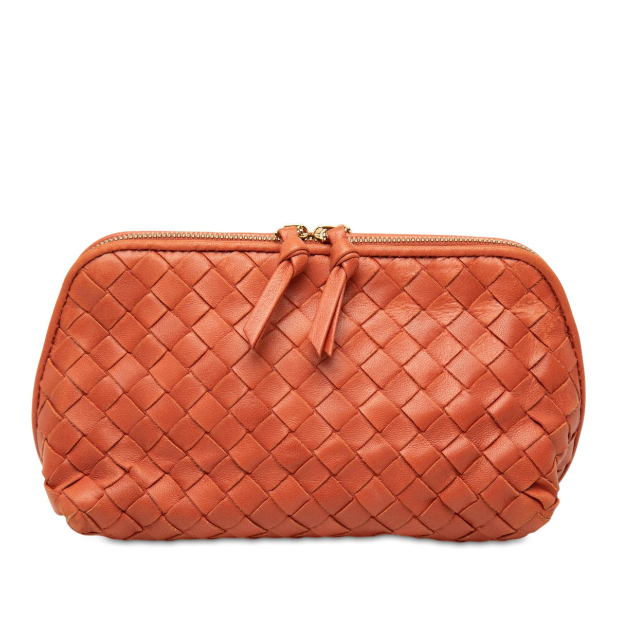 Bottega Veneta Nappa Intrecciato Cosmetic Pouch