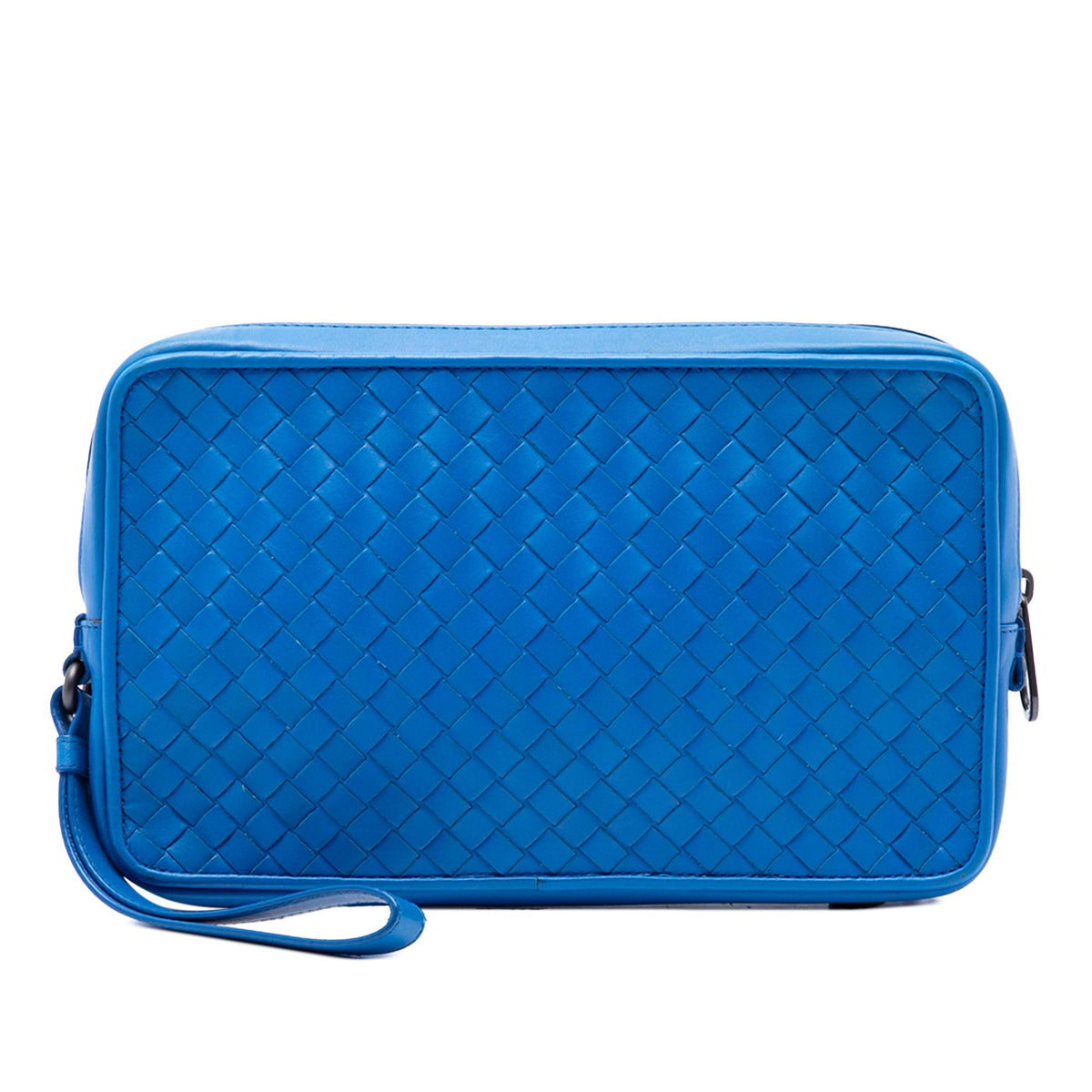 Bottega Veneta Nappa Intrecciato Double Zip Wristlet Clutch