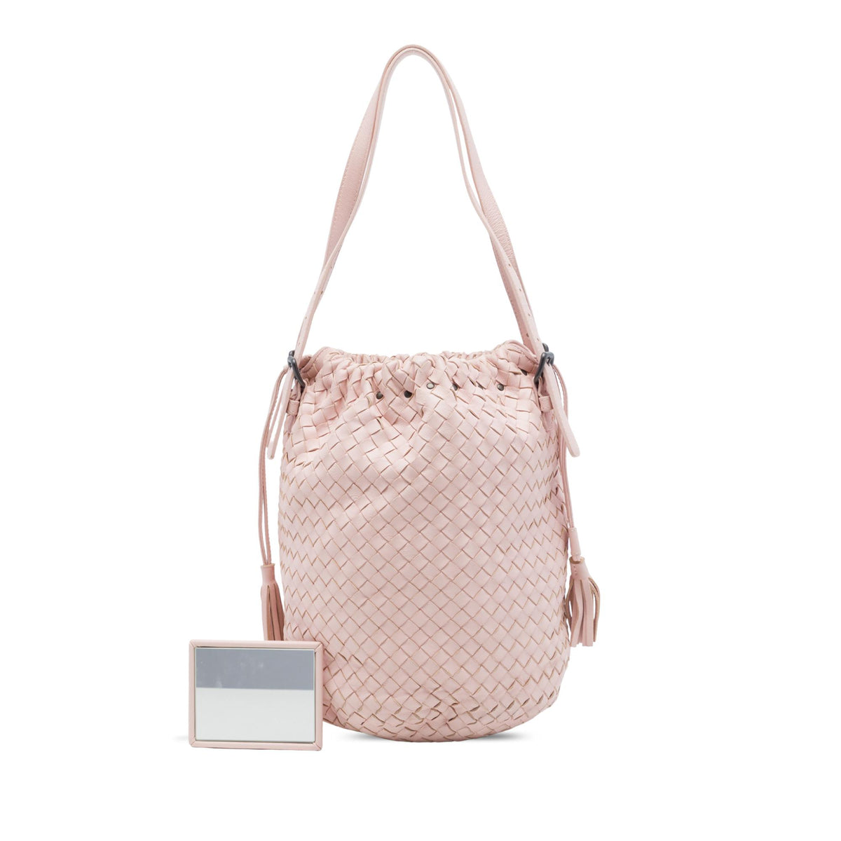 Bottega Veneta Nappa Intrecciato Drawstring Bucket Bag