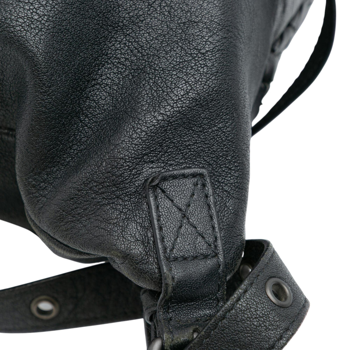 Bottega Veneta Nappa Intrecciato Drawstring Flap Backpack
