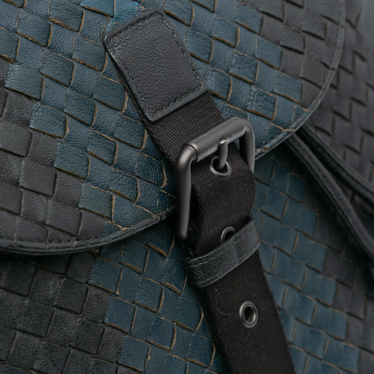 Bottega Veneta Nappa Intrecciato Drawstring Flap Backpack