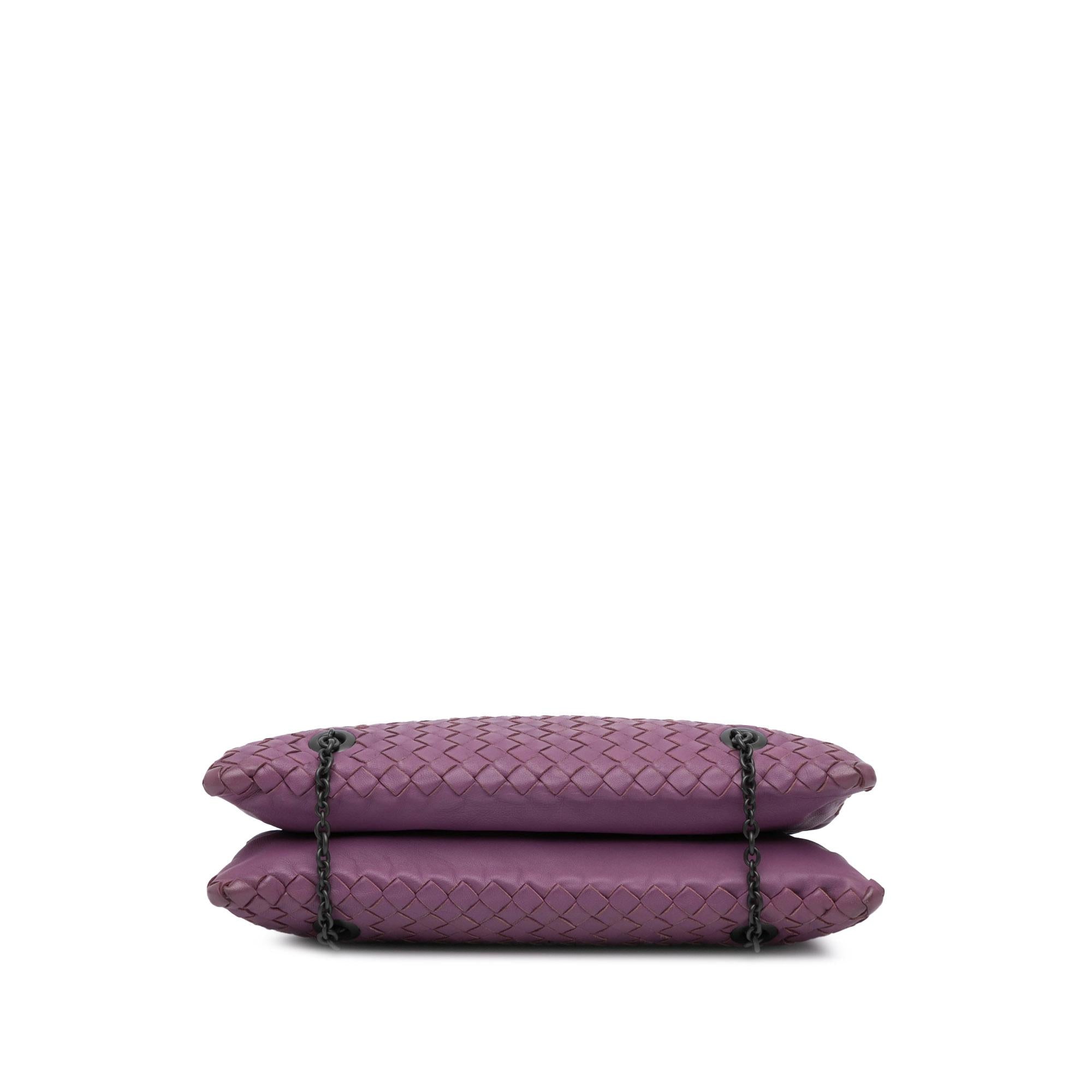Bottega Veneta Nappa Intrecciato Duo Shoulder Bag (SHG-CVpEPG)