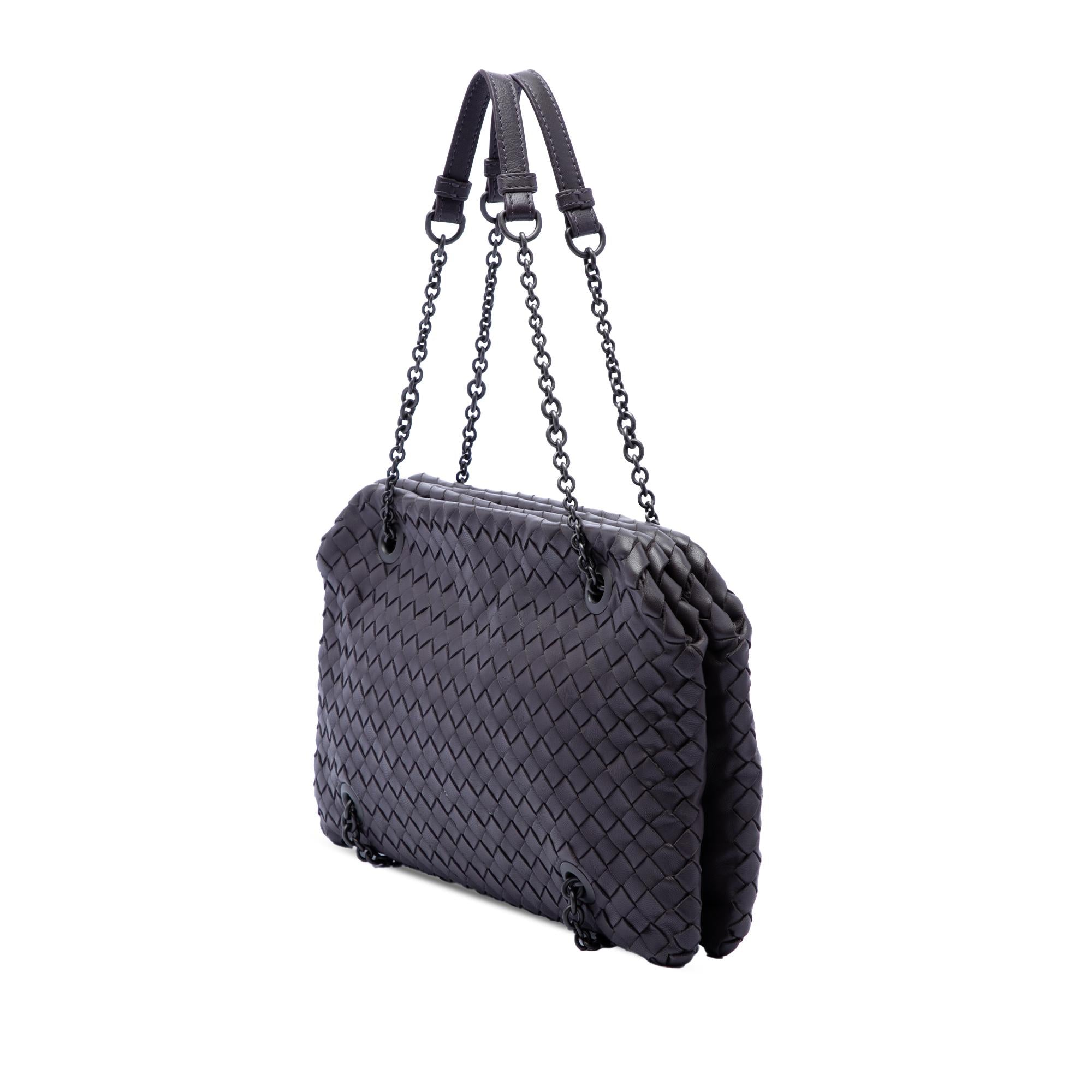 Bottega Veneta Nappa Intrecciato Duo Shoulder Bag