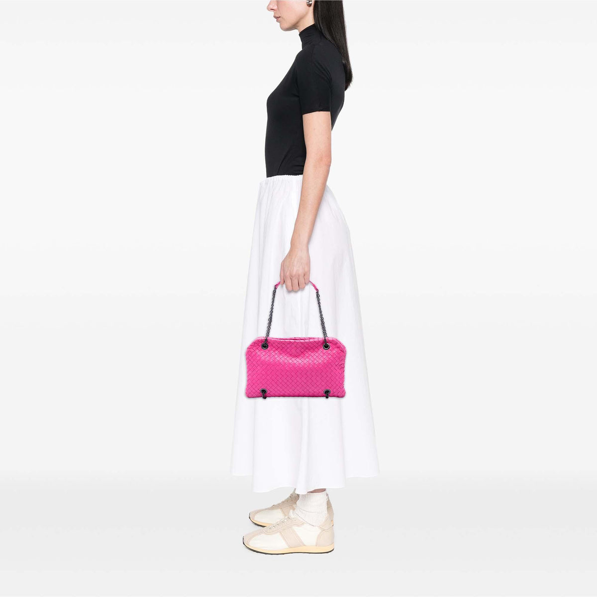 Bottega Veneta Nappa Intrecciato Duo Shoulder Bag