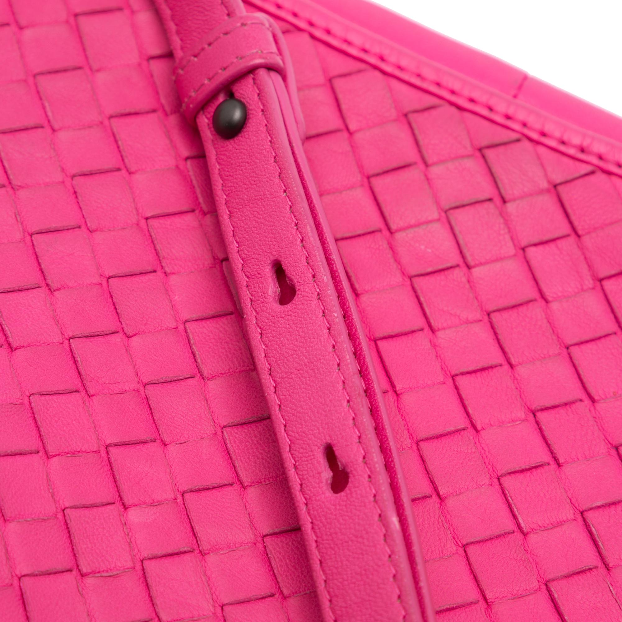 Bottega Veneta Nappa Intrecciato Flap Crossbody