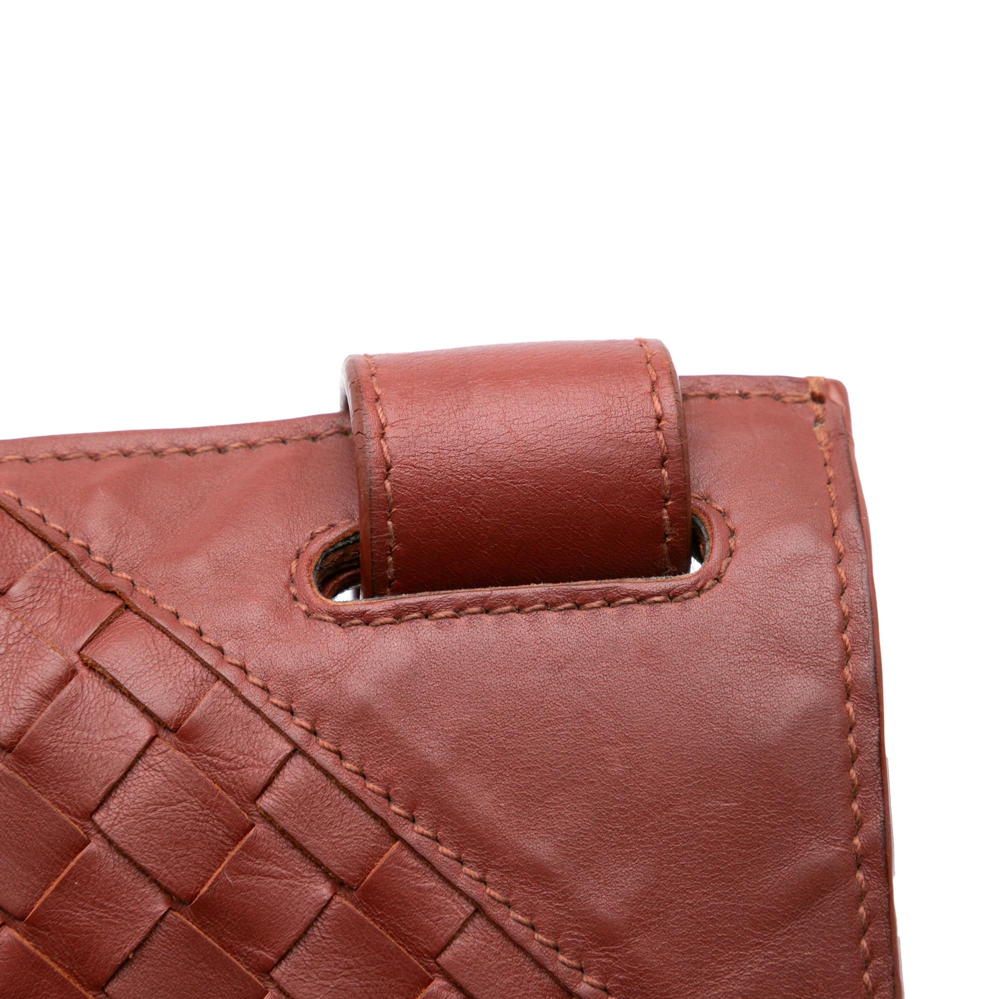 Bottega Veneta Nappa Intrecciato Flap Crossbody