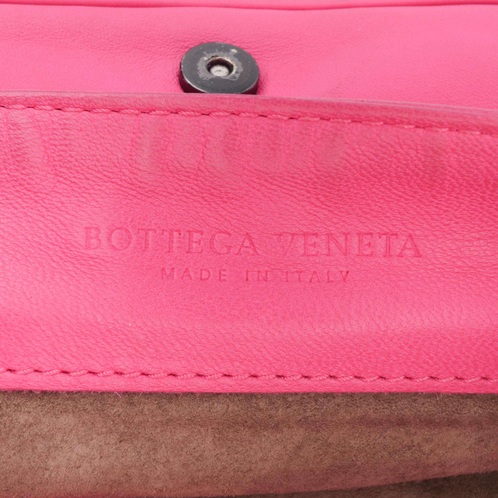 Bottega Veneta Nappa Intrecciato Flap Crossbody
