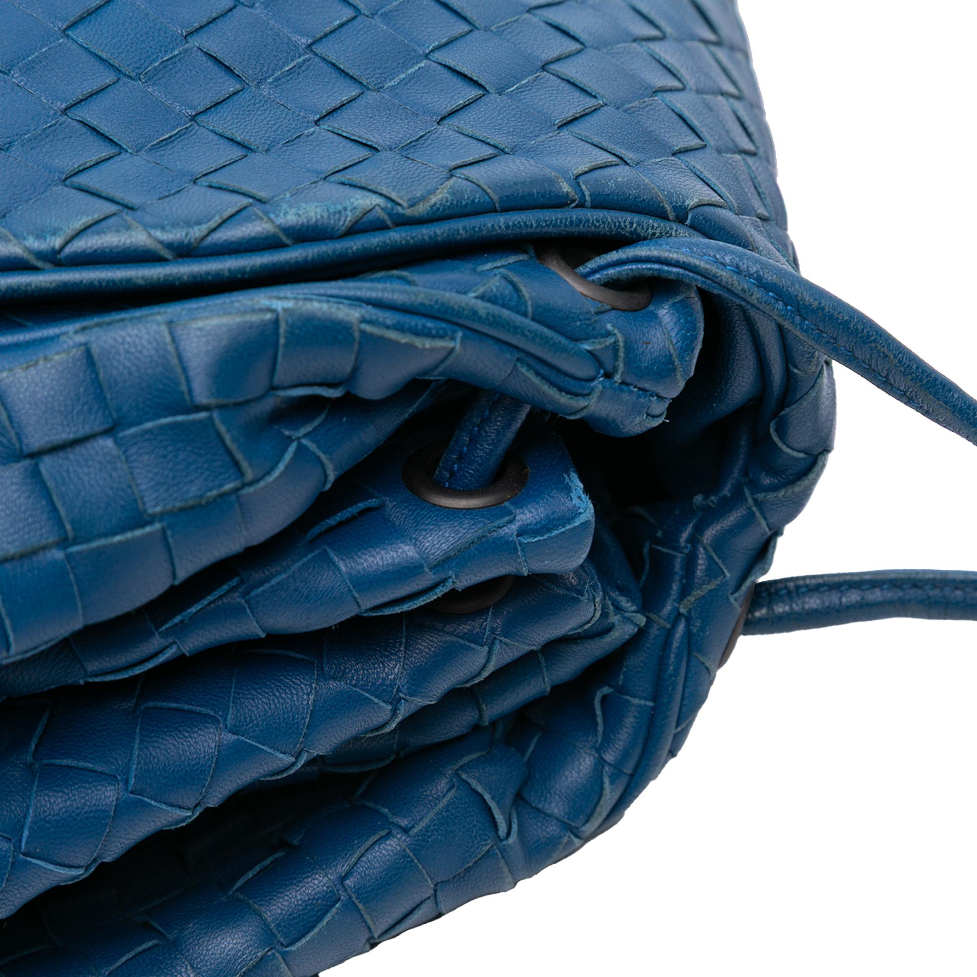 Bottega Veneta Nappa Intrecciato Flap Crossbody