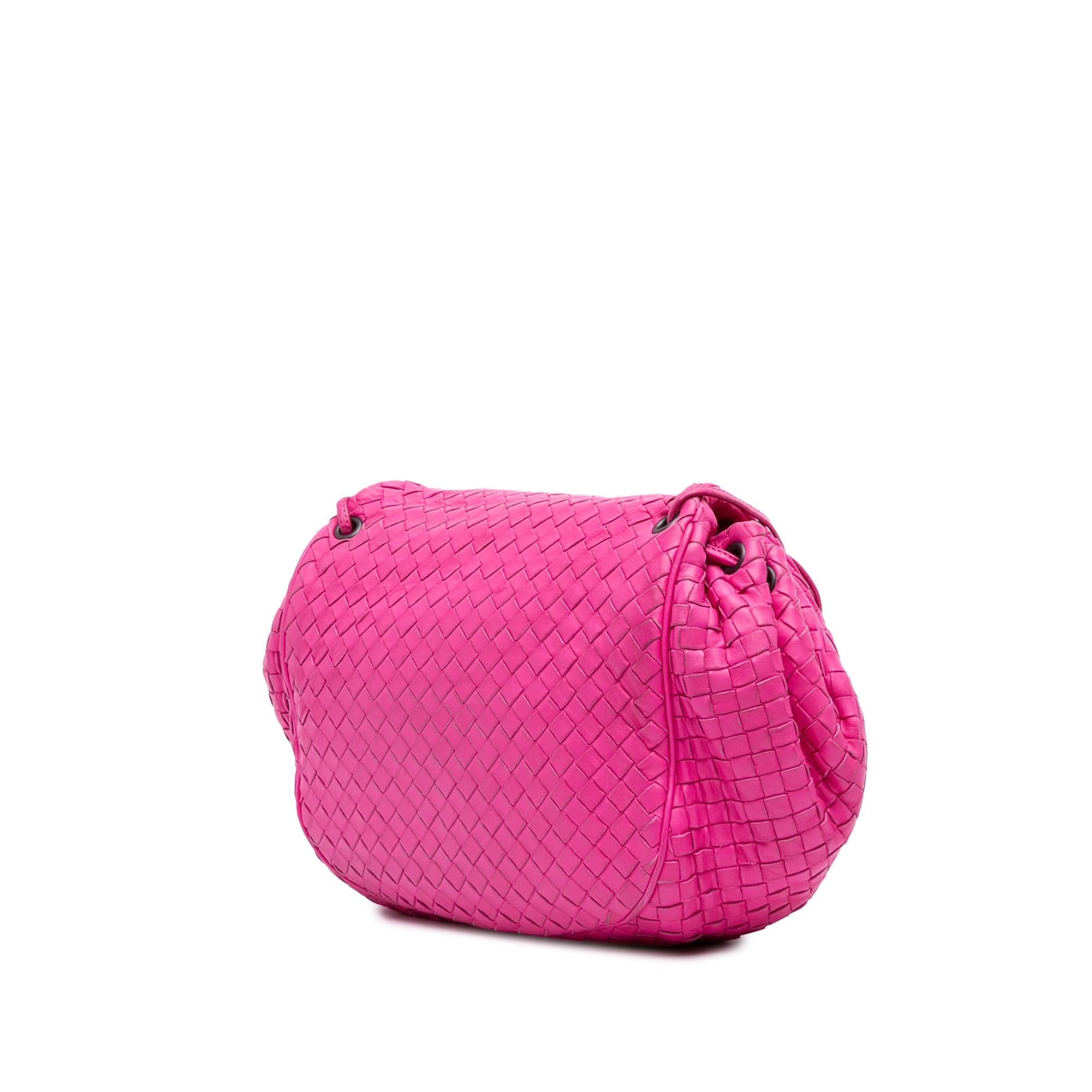 Bottega Veneta Nappa Intrecciato Flap Crossbody