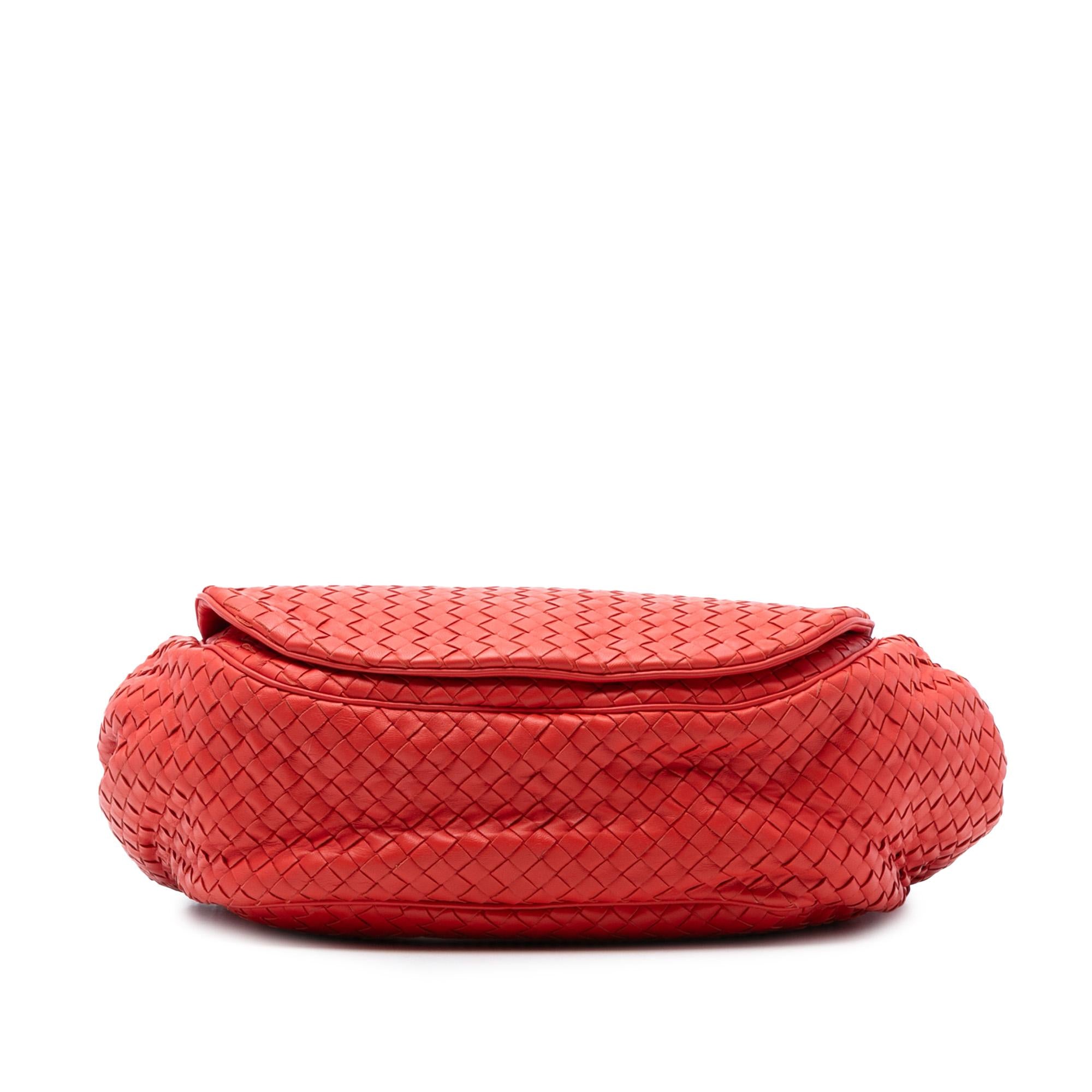 Bottega Veneta Nappa Intrecciato Flap Crossbody