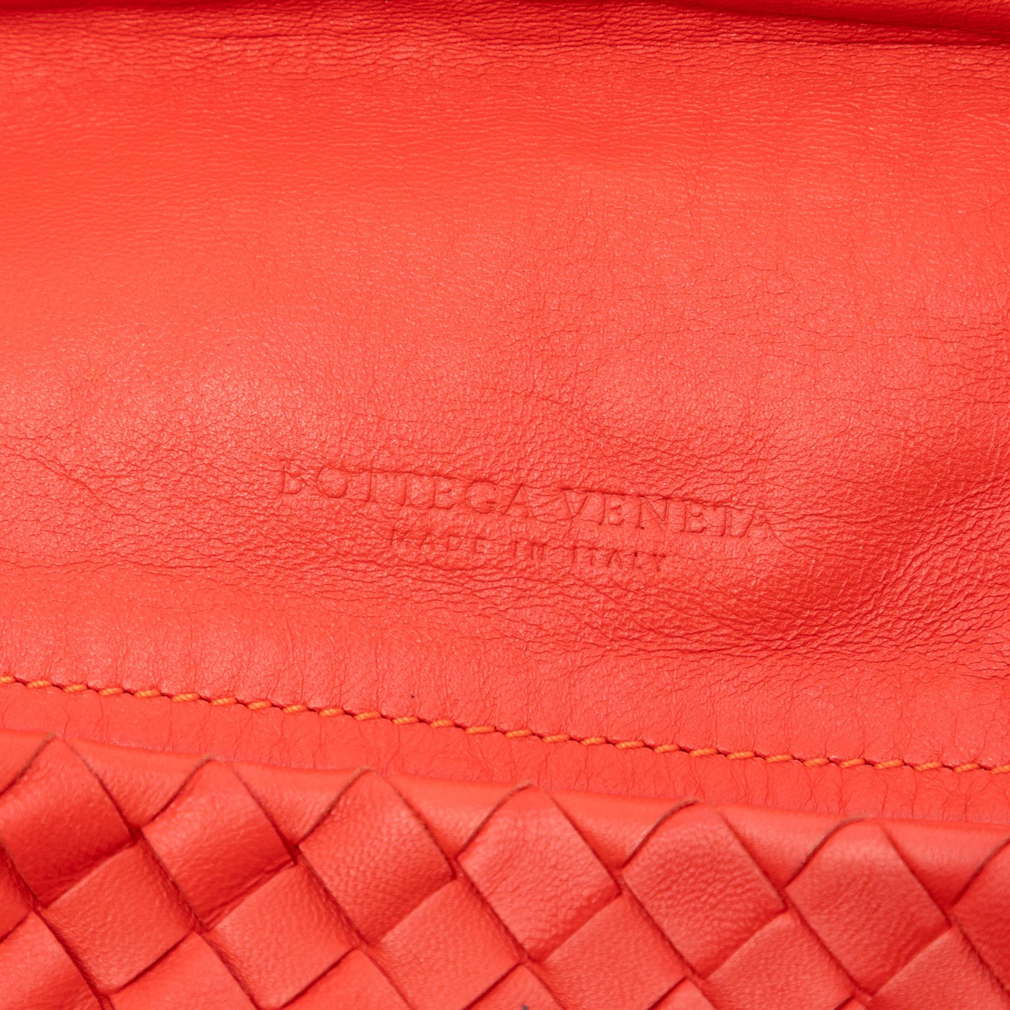 Bottega Veneta Nappa Intrecciato Flap Crossbody