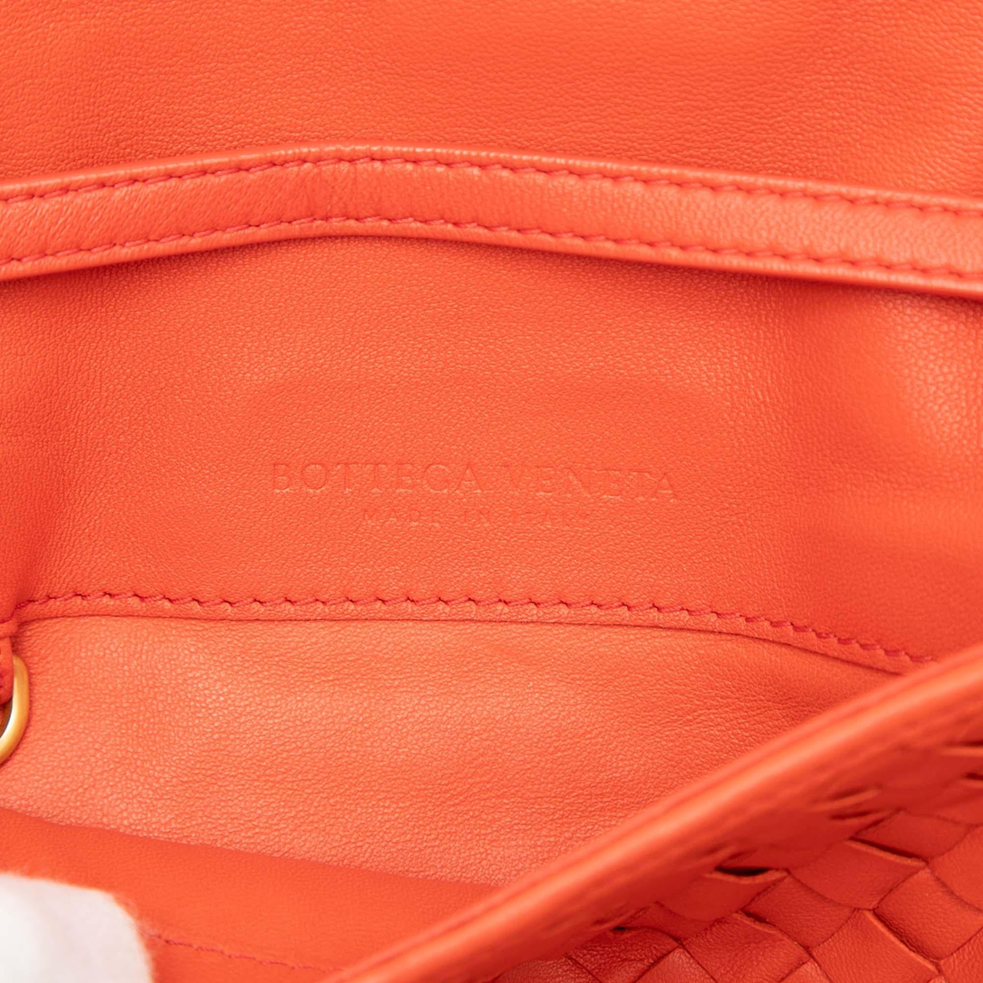 Bottega Veneta Nappa Intrecciato Flap Crossbody