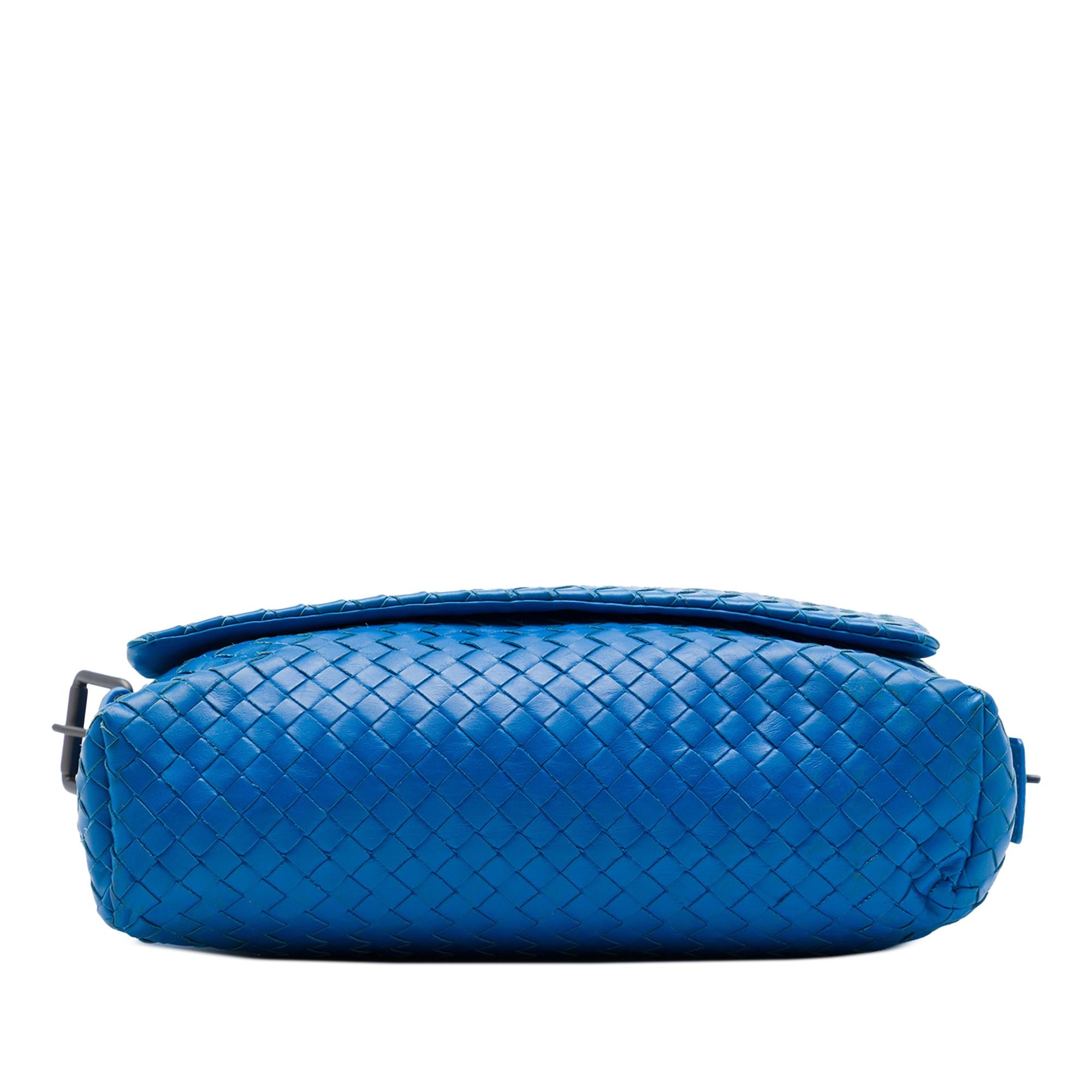 Bottega Veneta Nappa Intrecciato Flap Crossbody