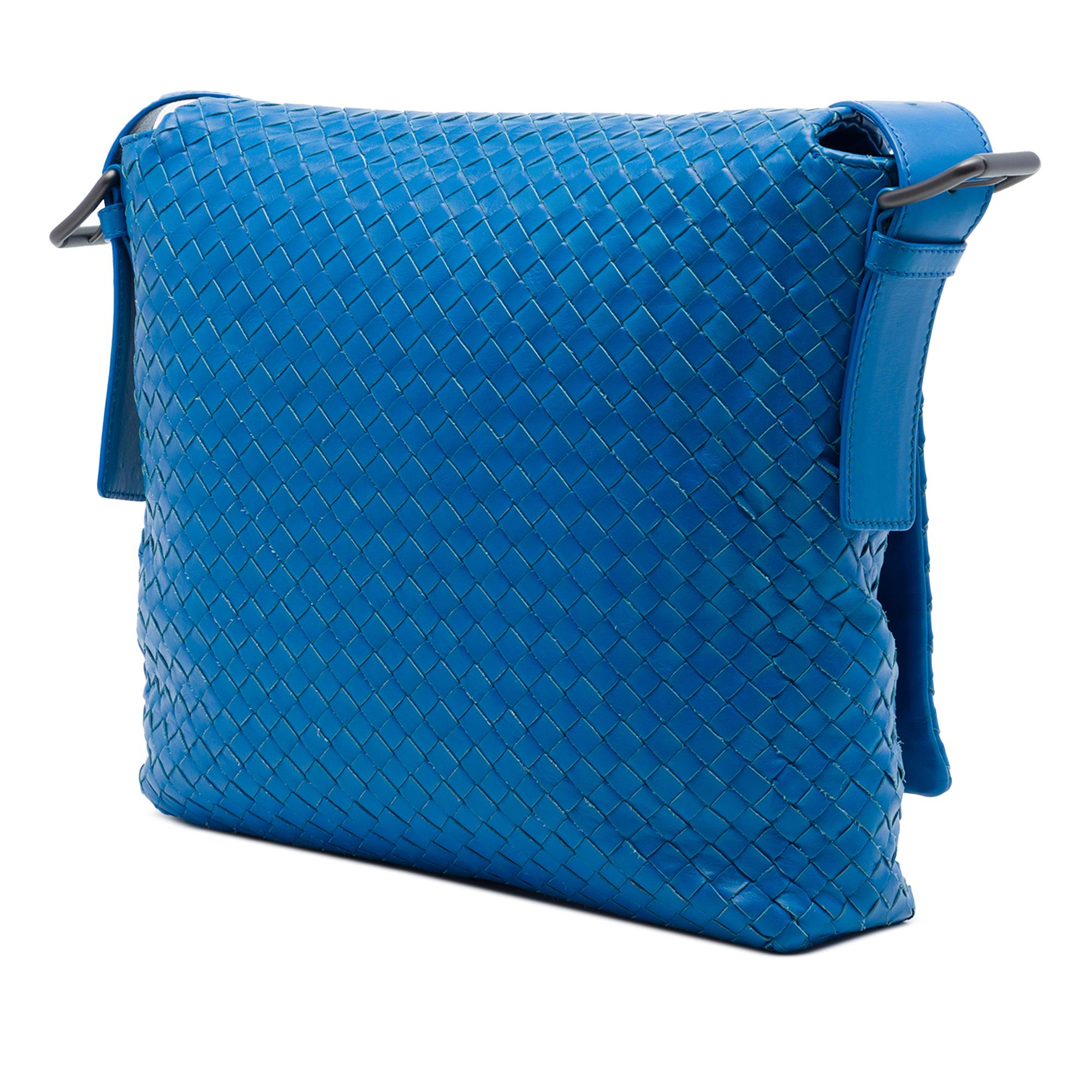 Bottega Veneta Nappa Intrecciato Flap Crossbody