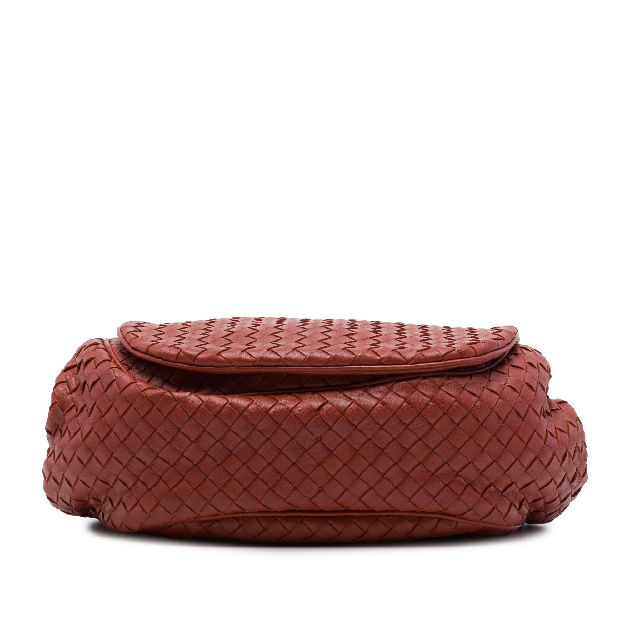 Bottega Veneta Nappa Intrecciato Flap Crossbody
