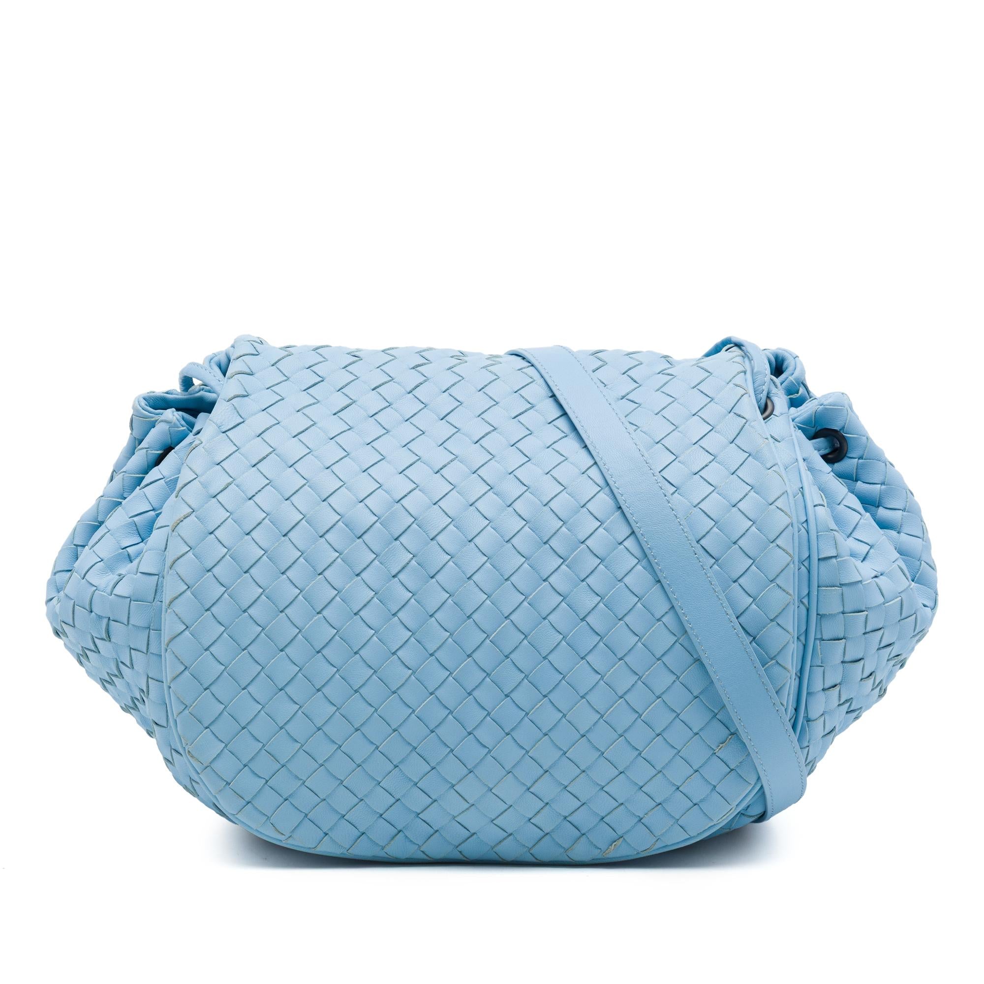 Bottega Veneta Nappa Intrecciato Flap Crossbody