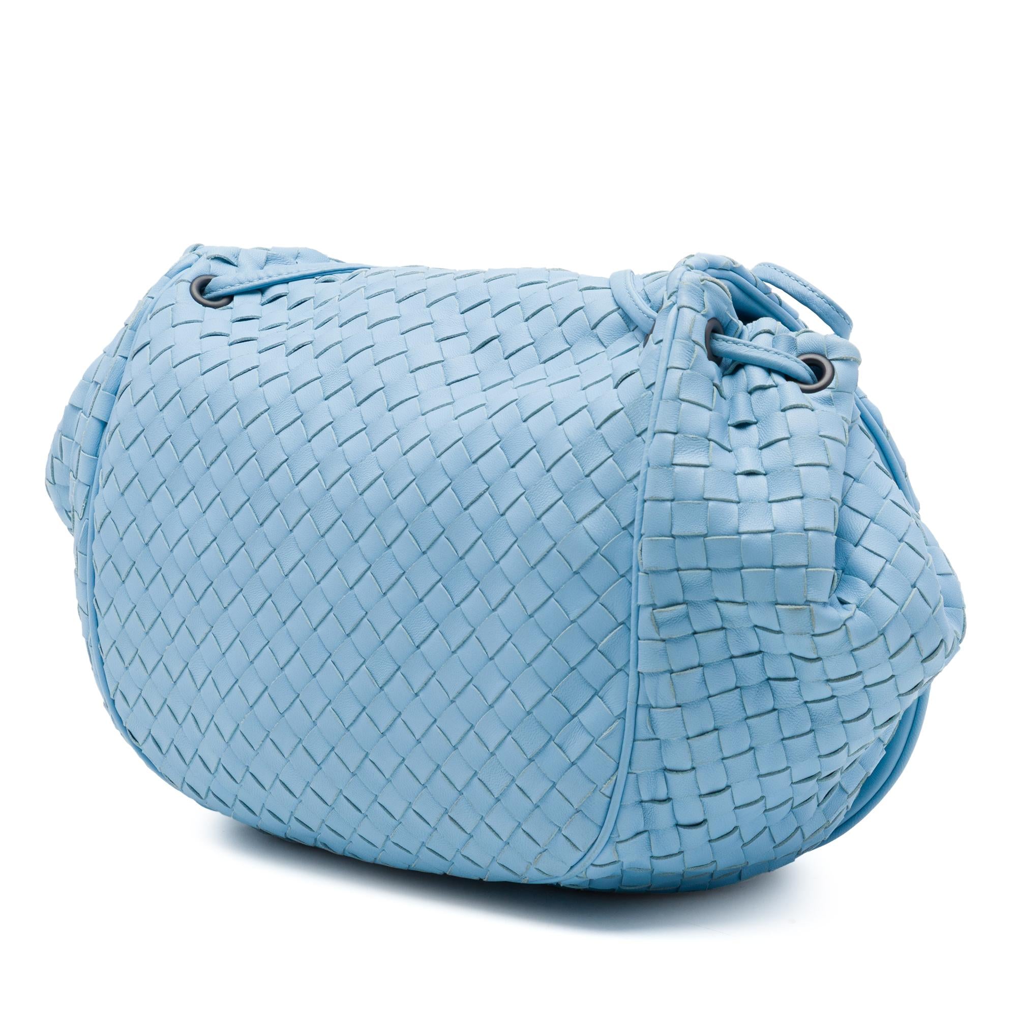 Bottega Veneta Nappa Intrecciato Flap Crossbody
