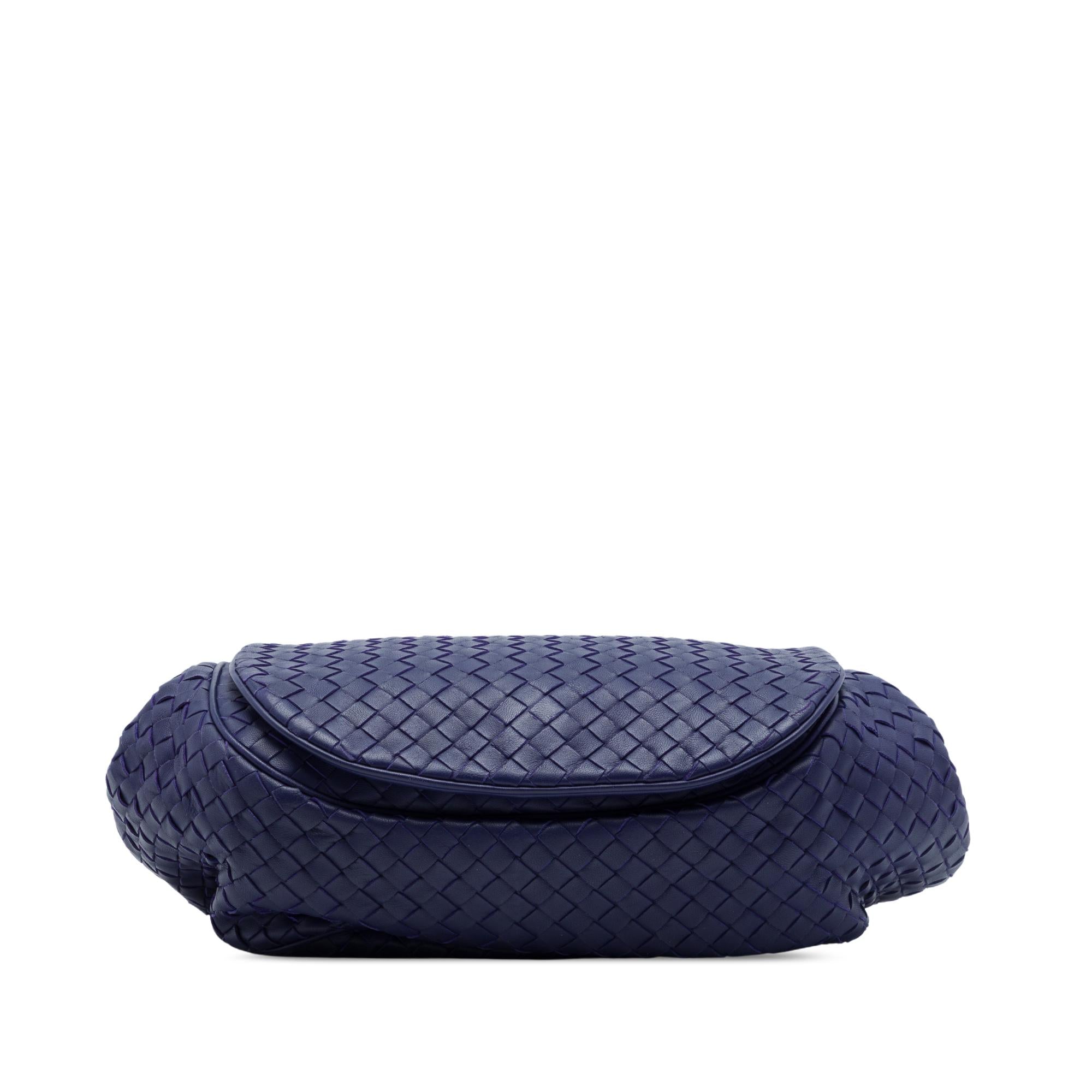 Bottega Veneta Nappa Intrecciato Flap Crossbody