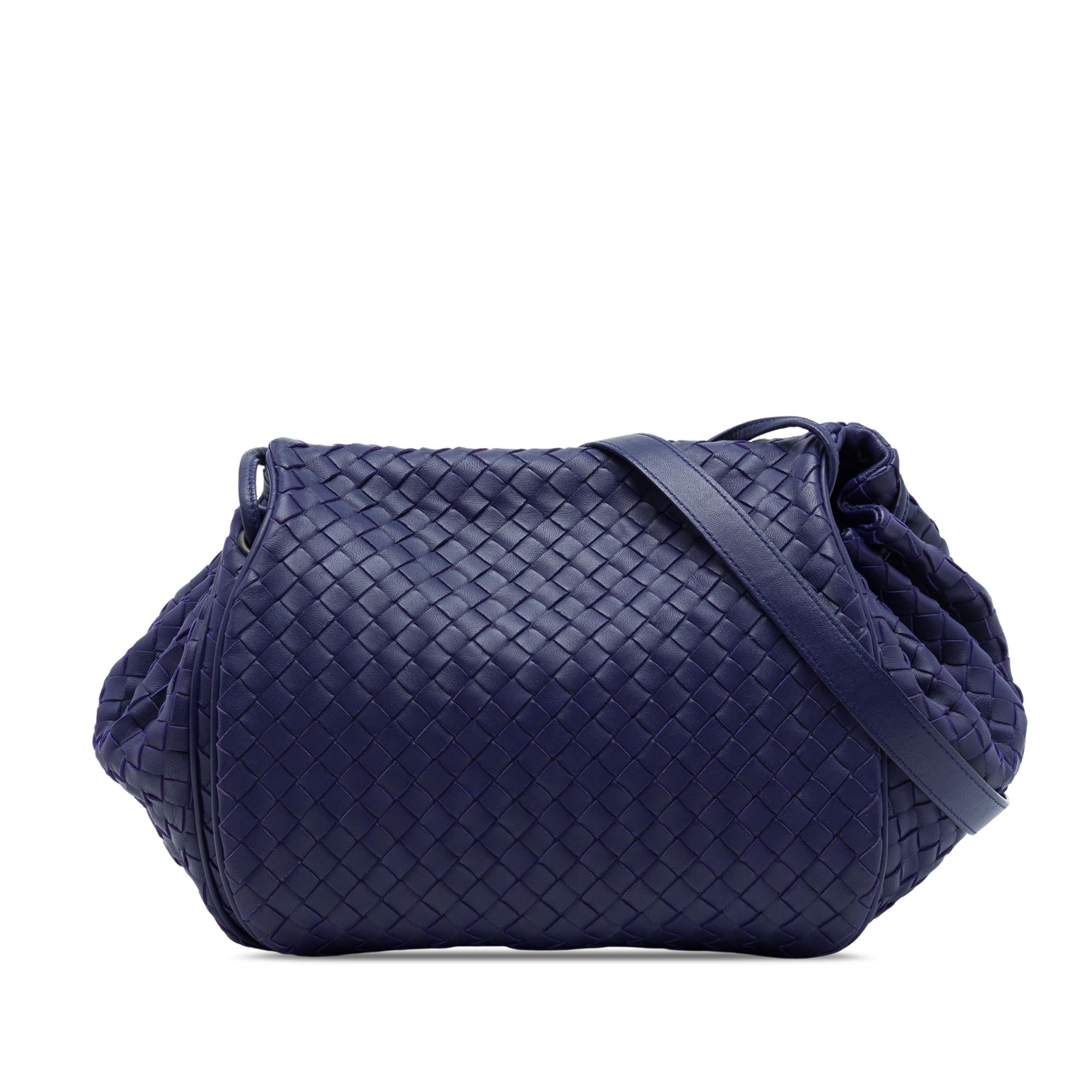 Bottega Veneta Nappa Intrecciato Flap Crossbody