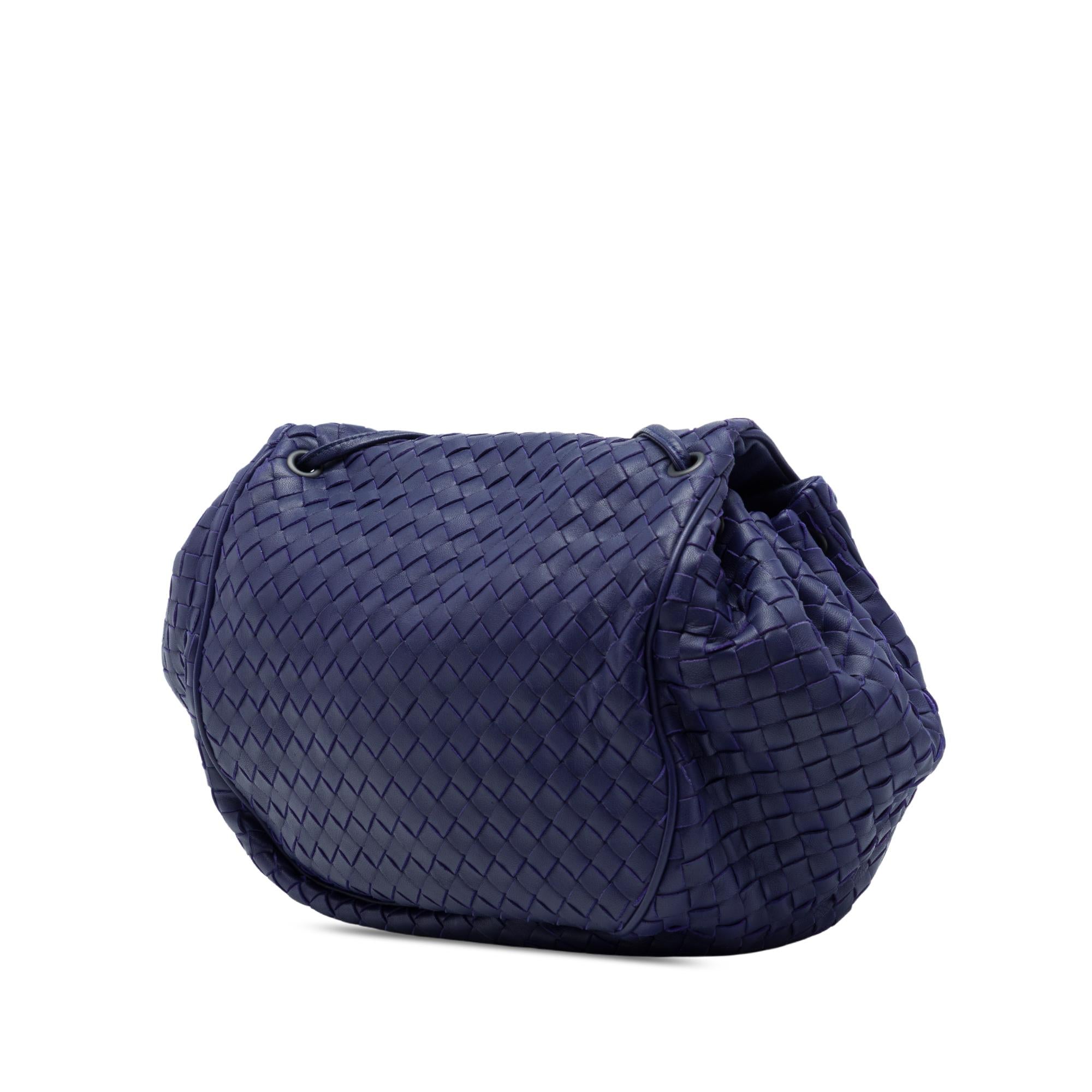 Bottega Veneta Nappa Intrecciato Flap Crossbody