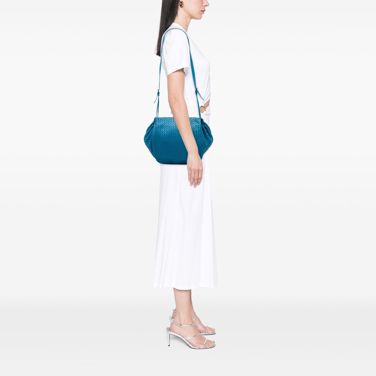 Bottega Veneta Nappa Intrecciato Flap Crossbody