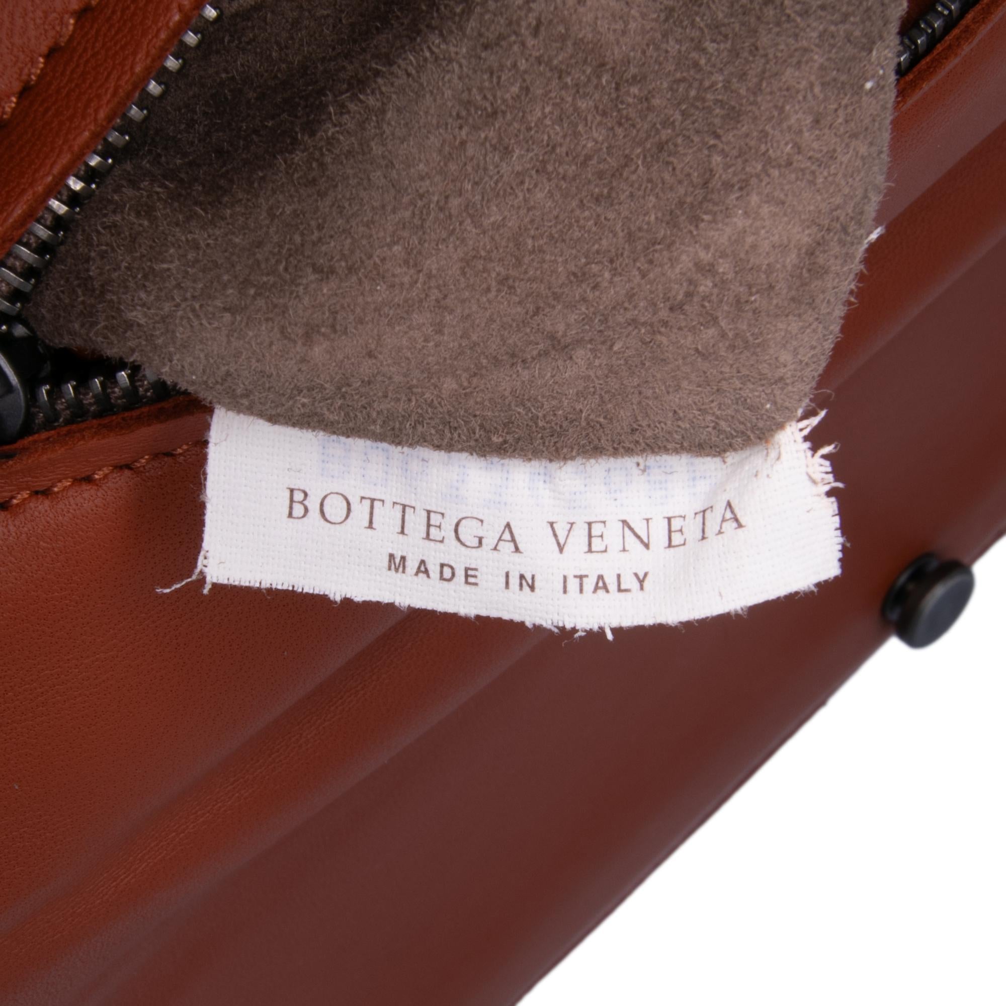 Bottega Veneta Nappa Intrecciato Flap Satchel