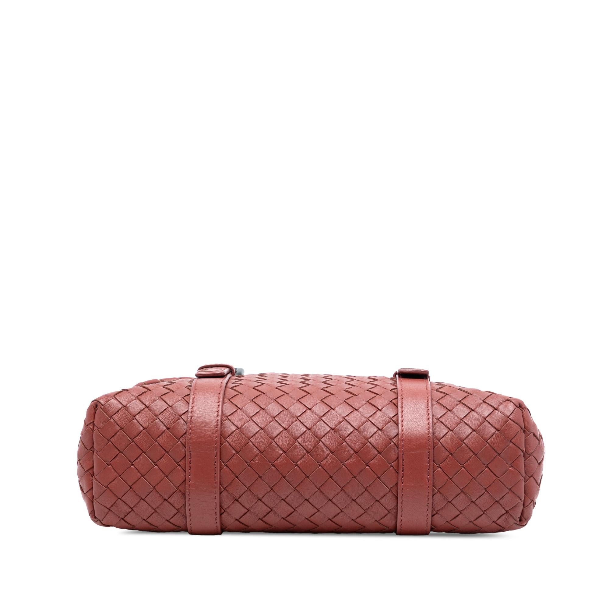 Bottega Veneta Nappa Intrecciato Flap Satchel