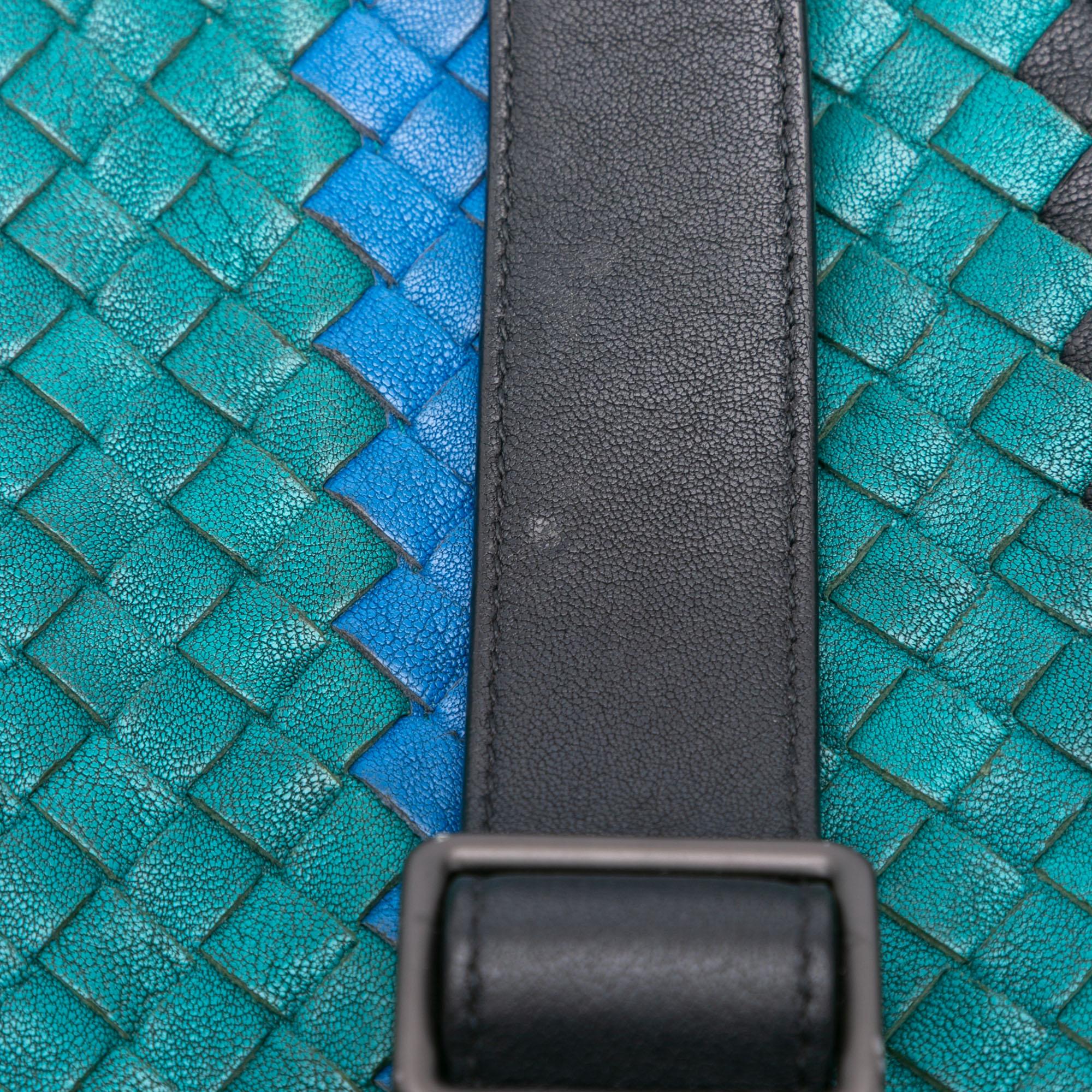 Bottega Veneta Nappa Intrecciato Flat Crossbody